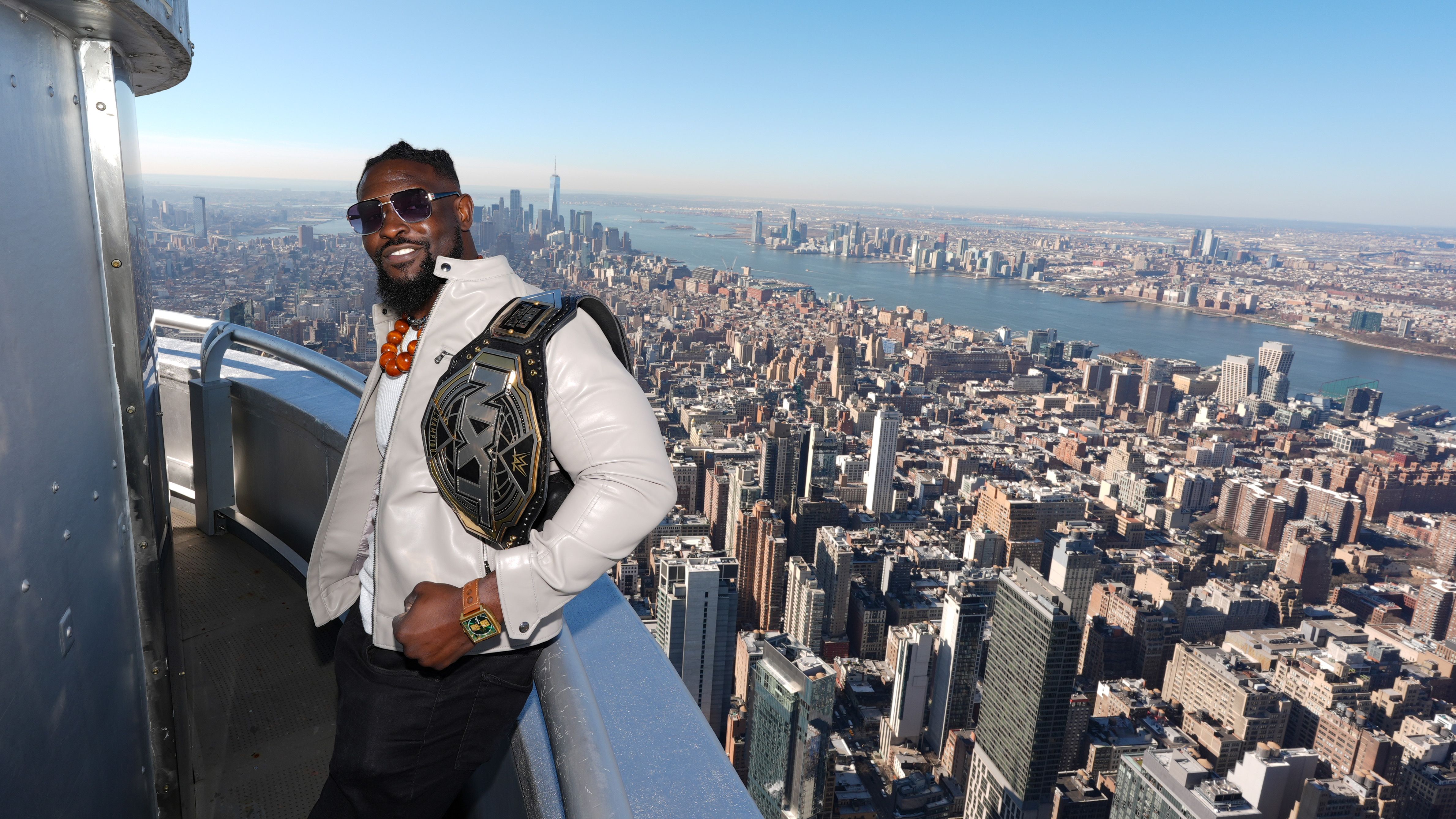 NXT's Men's Champion Oba Femi, NXT Women's North American Champion Stephanie Vaquer and Ethan Page to Visit the Empire State Building Ahead of Tuesday's Roadblock at The Theater at Madison Square Garden