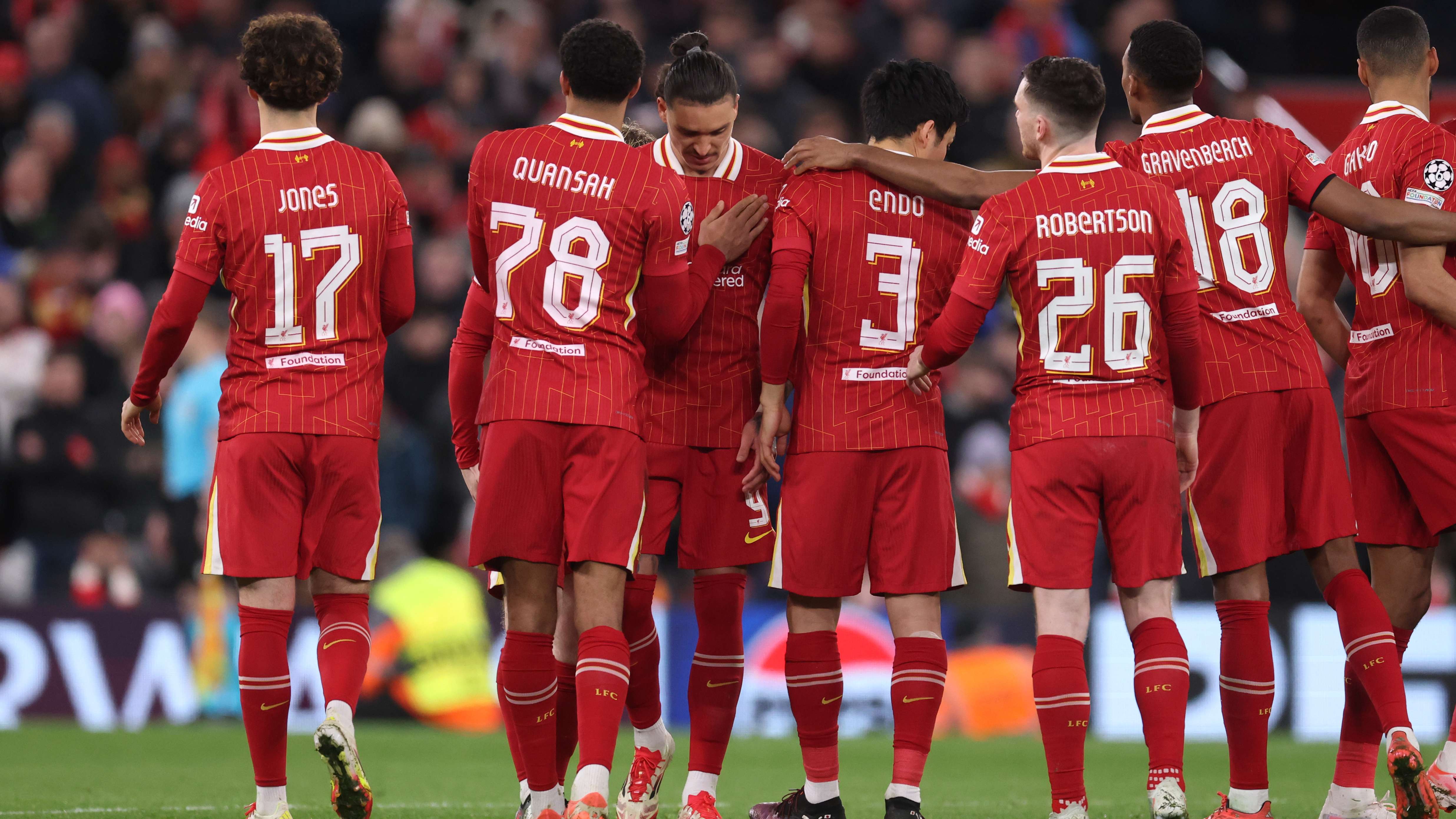 Liverpool FC v Paris Saint-Germain - UEFA Champions League 2024/25 Round of 16 Second Leg
