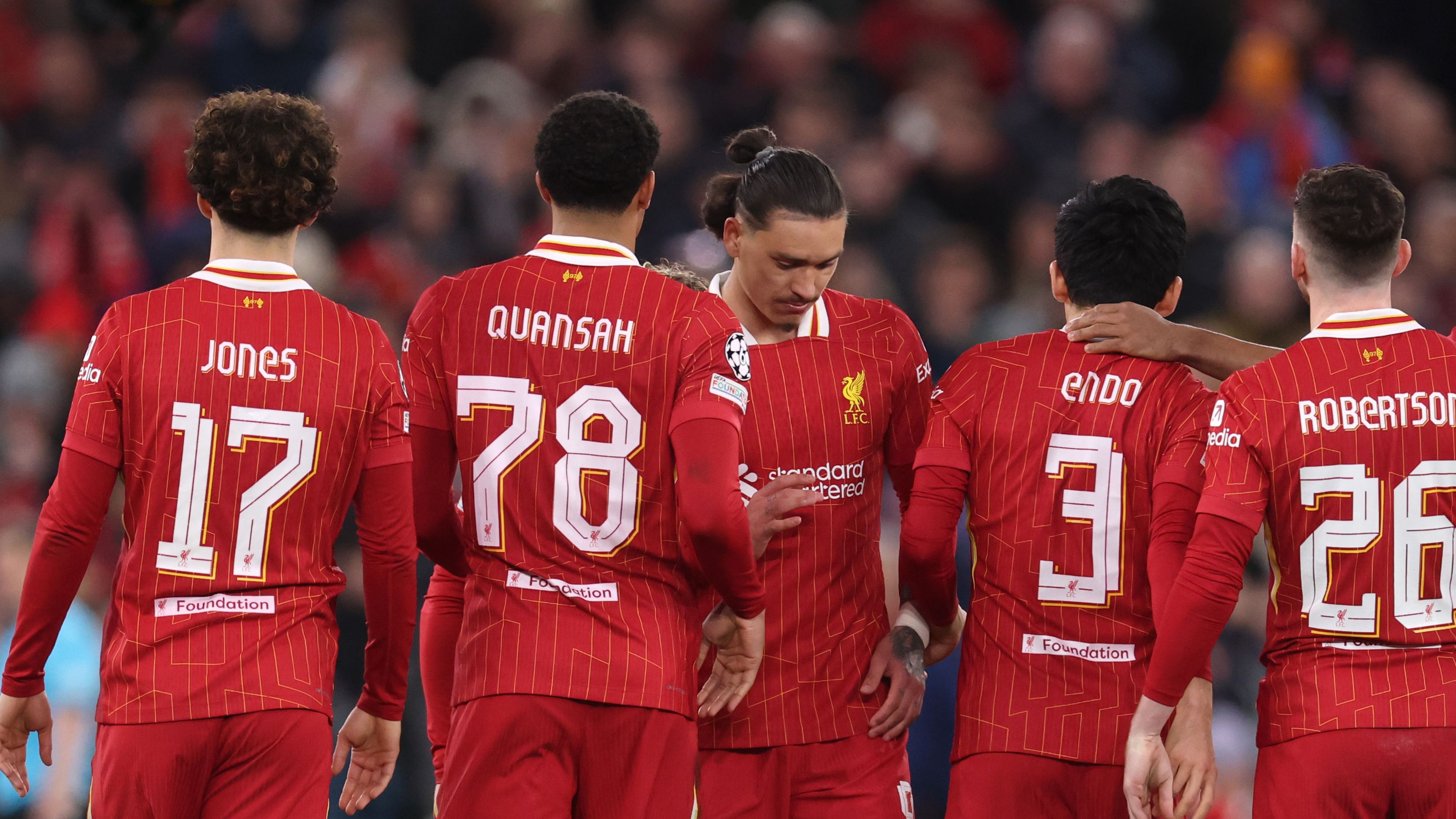 Liverpool FC v Paris Saint-Germain - UEFA Champions League 2024/25 Round of 16 Second Leg