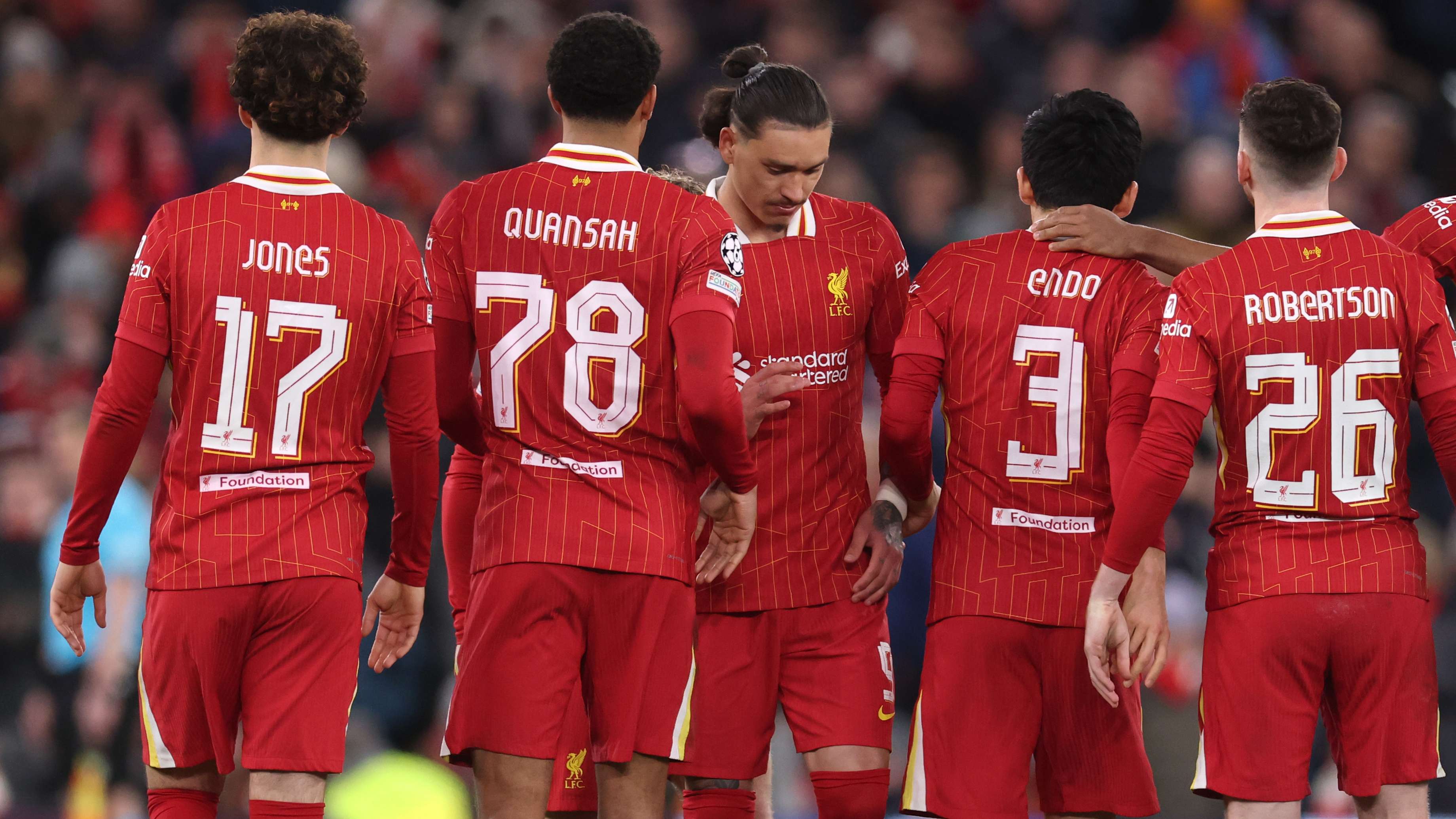 Liverpool FC v Paris Saint-Germain - UEFA Champions League 2024/25 Round of 16 Second Leg