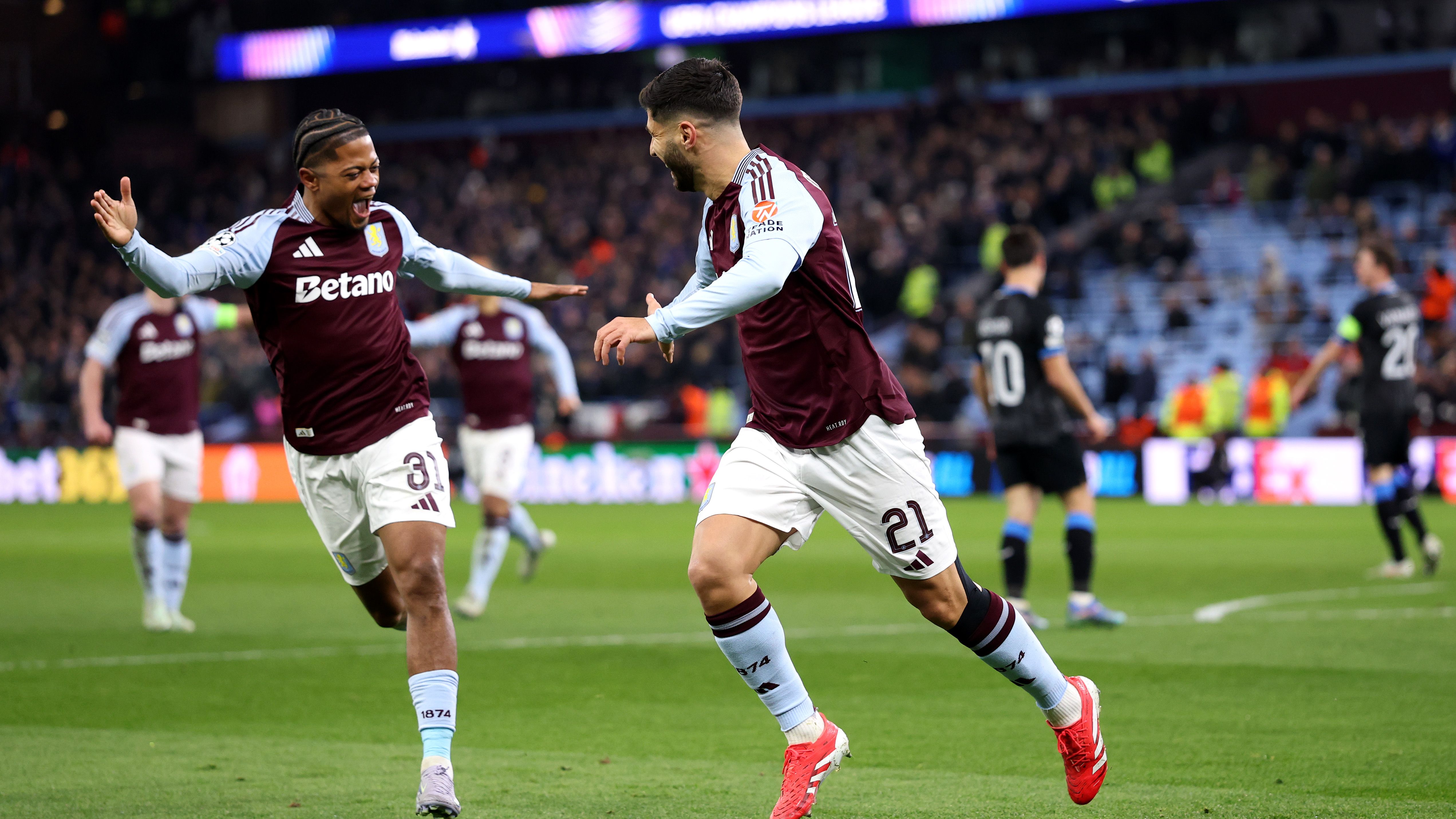 Aston Villa FC v Club Brugge KV - UEFA Champions League 2024/25 Round of 16 Second Leg