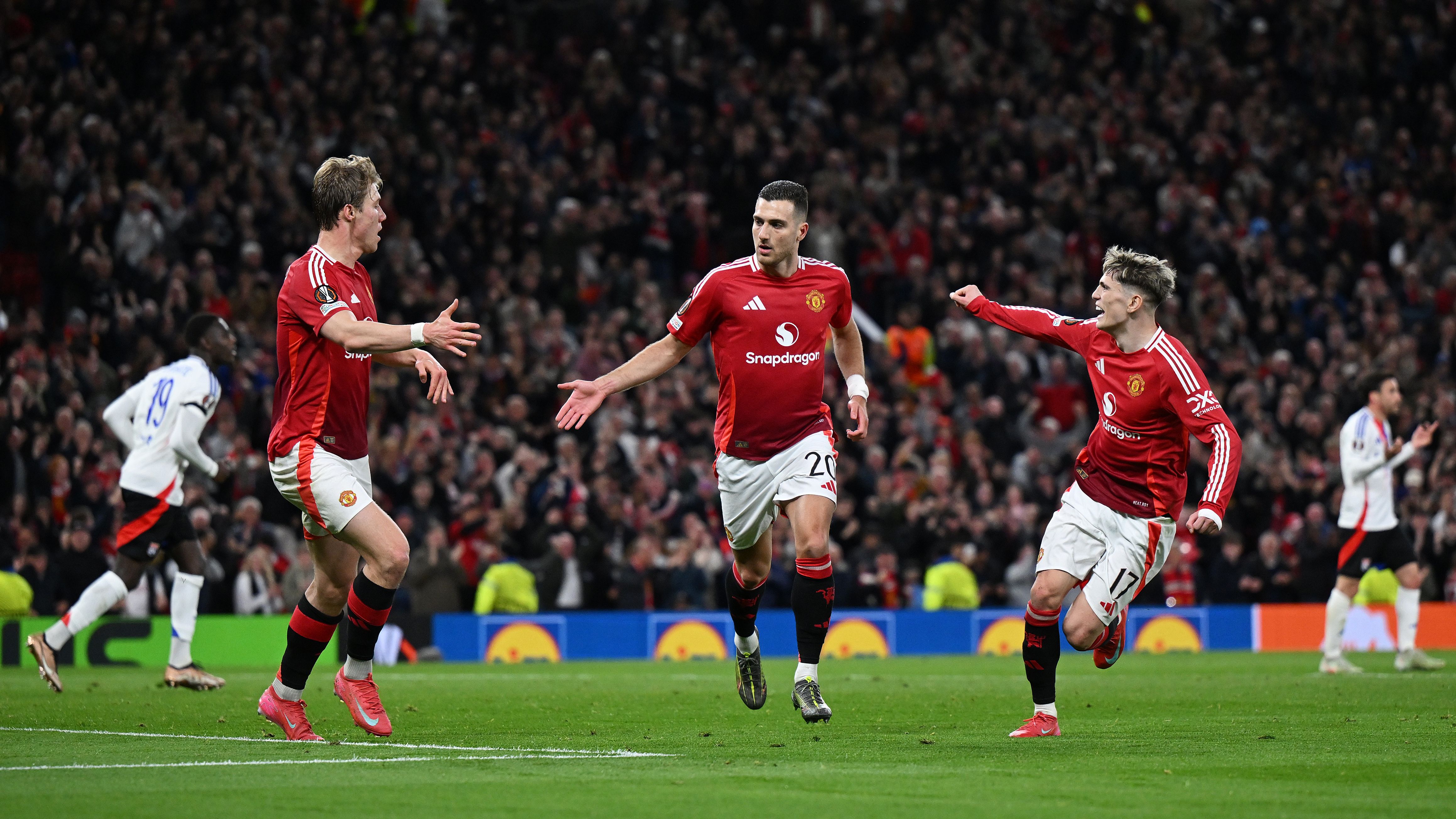 Manchester United v Olympique Lyonnais - UEFA Europa League 2024/25 Quarter Final Second Leg