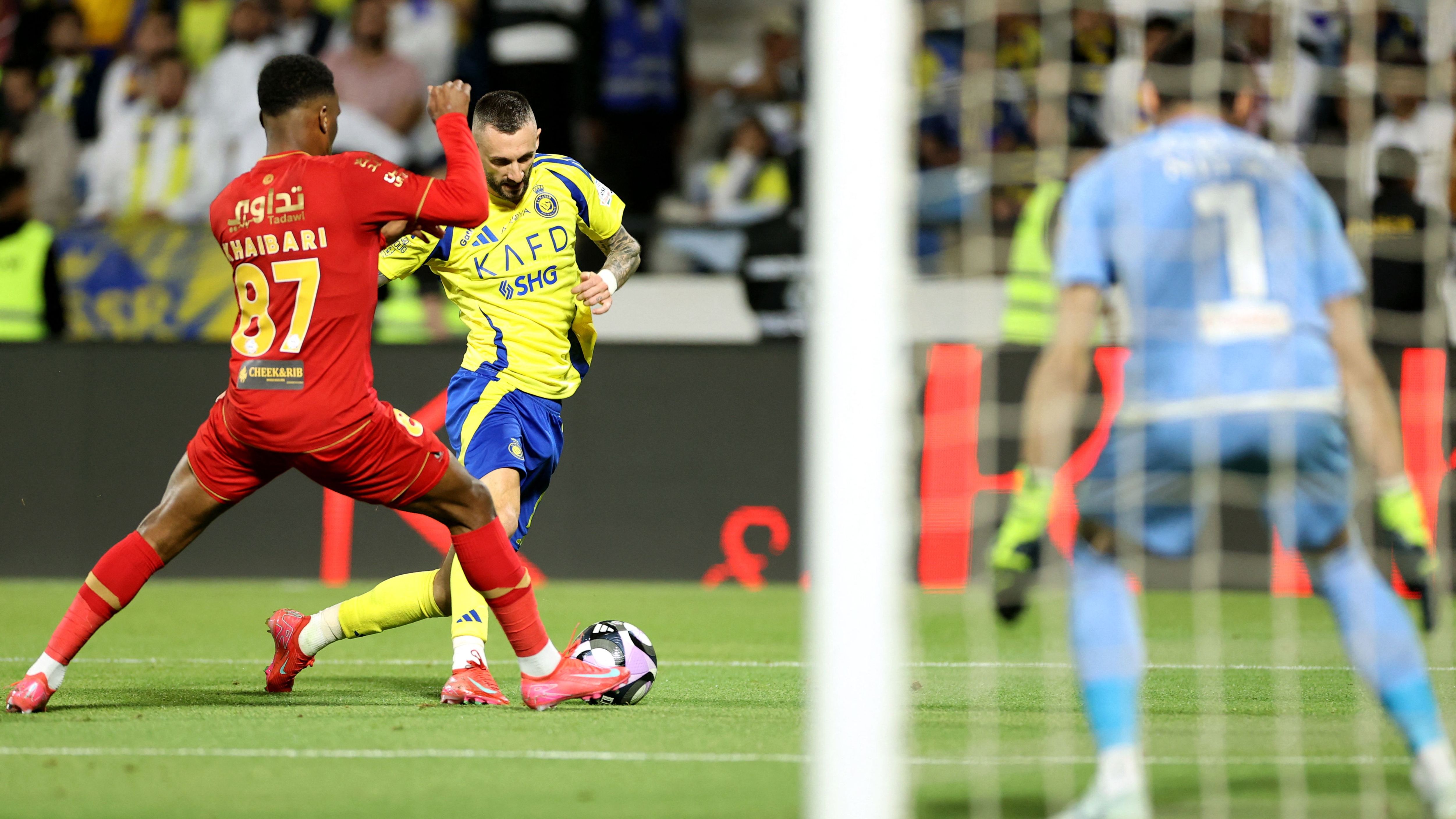 Arbitre Abdullah al-Khurbous lors du duel Damac – Al-Nassr