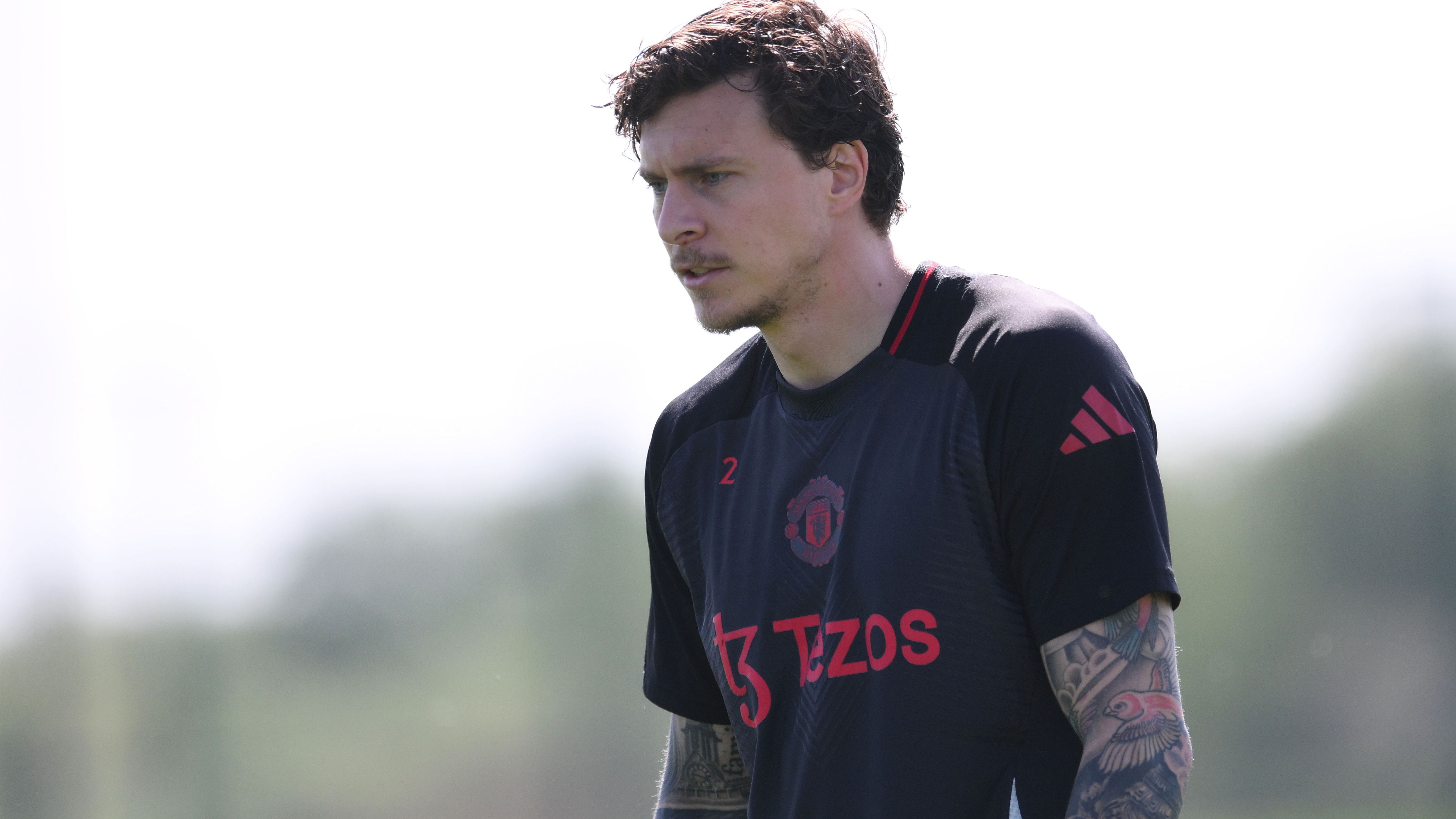 Manchester United Training Session And Press Conference - UEFA Europa League 2024/25 Semi Final First Leg