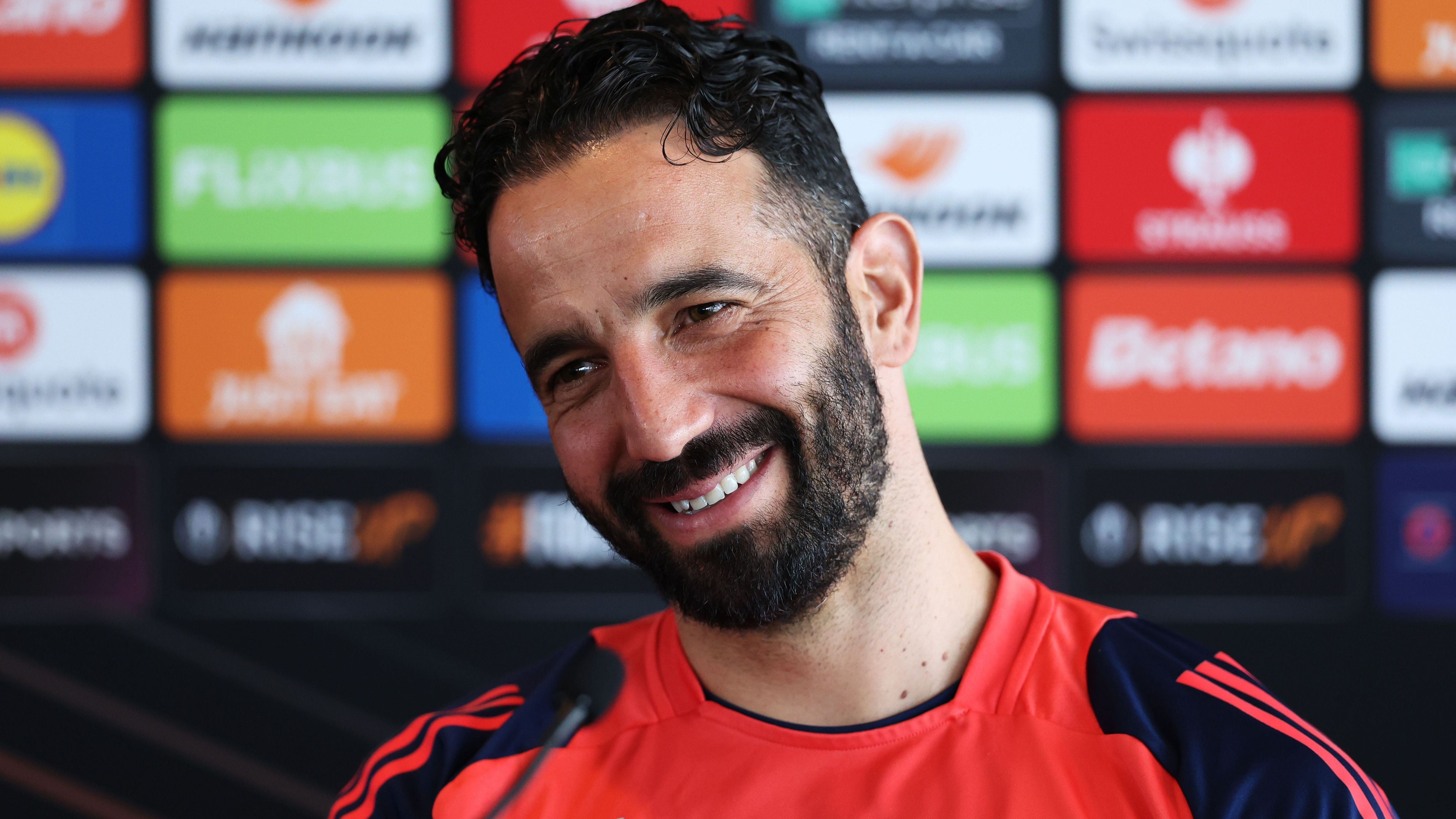 Manchester United Training Session And Press Conference - UEFA Europa League 2024/25 Semi Final Second Leg