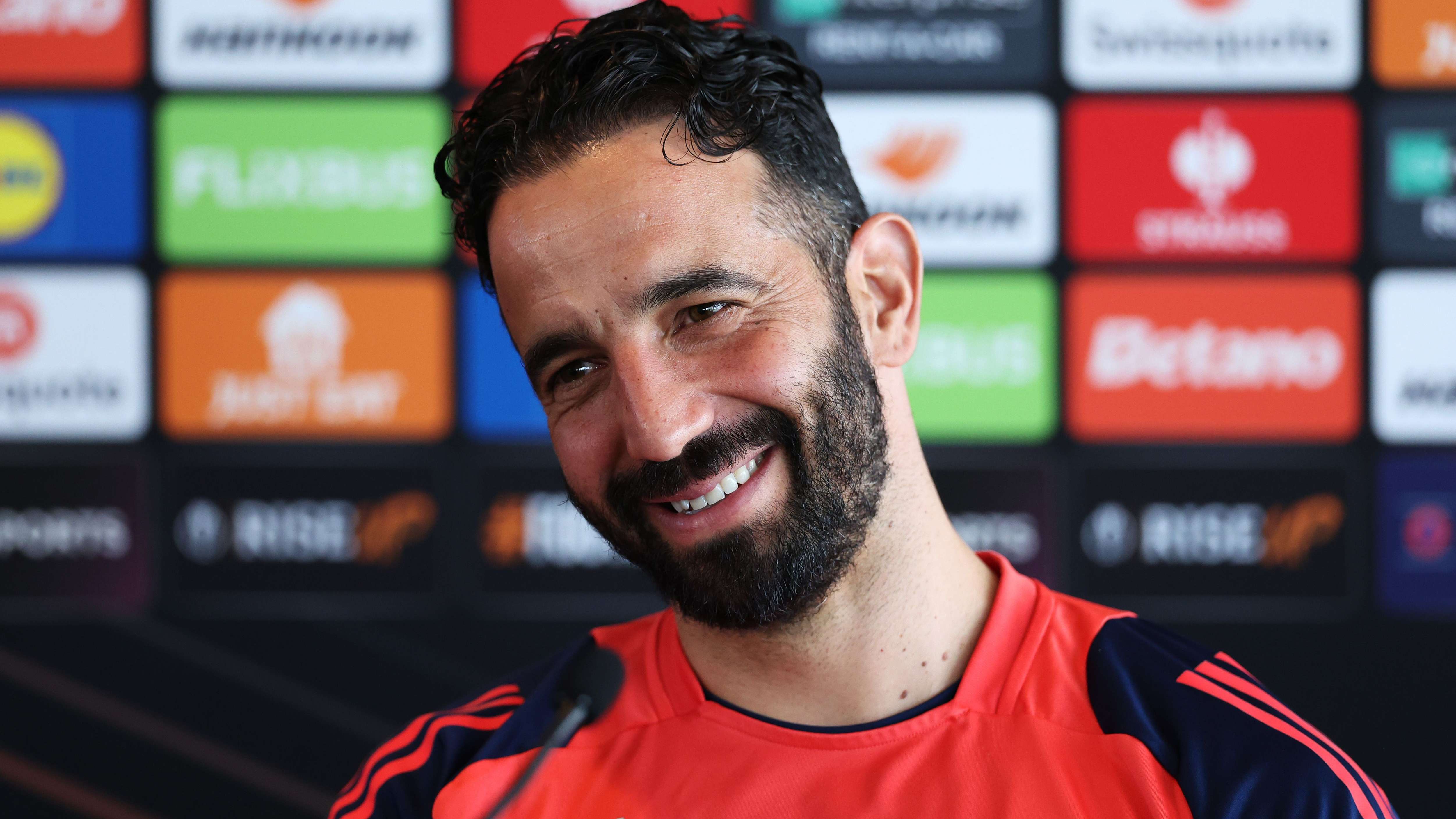 Manchester United Training Session And Press Conference - UEFA Europa League 2024/25 Semi Final Second Leg