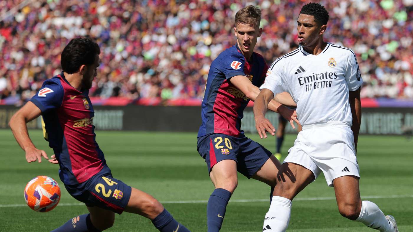 Barcellona vs Real Madrid Clasico 2025 Garcia Olmo in dubbio