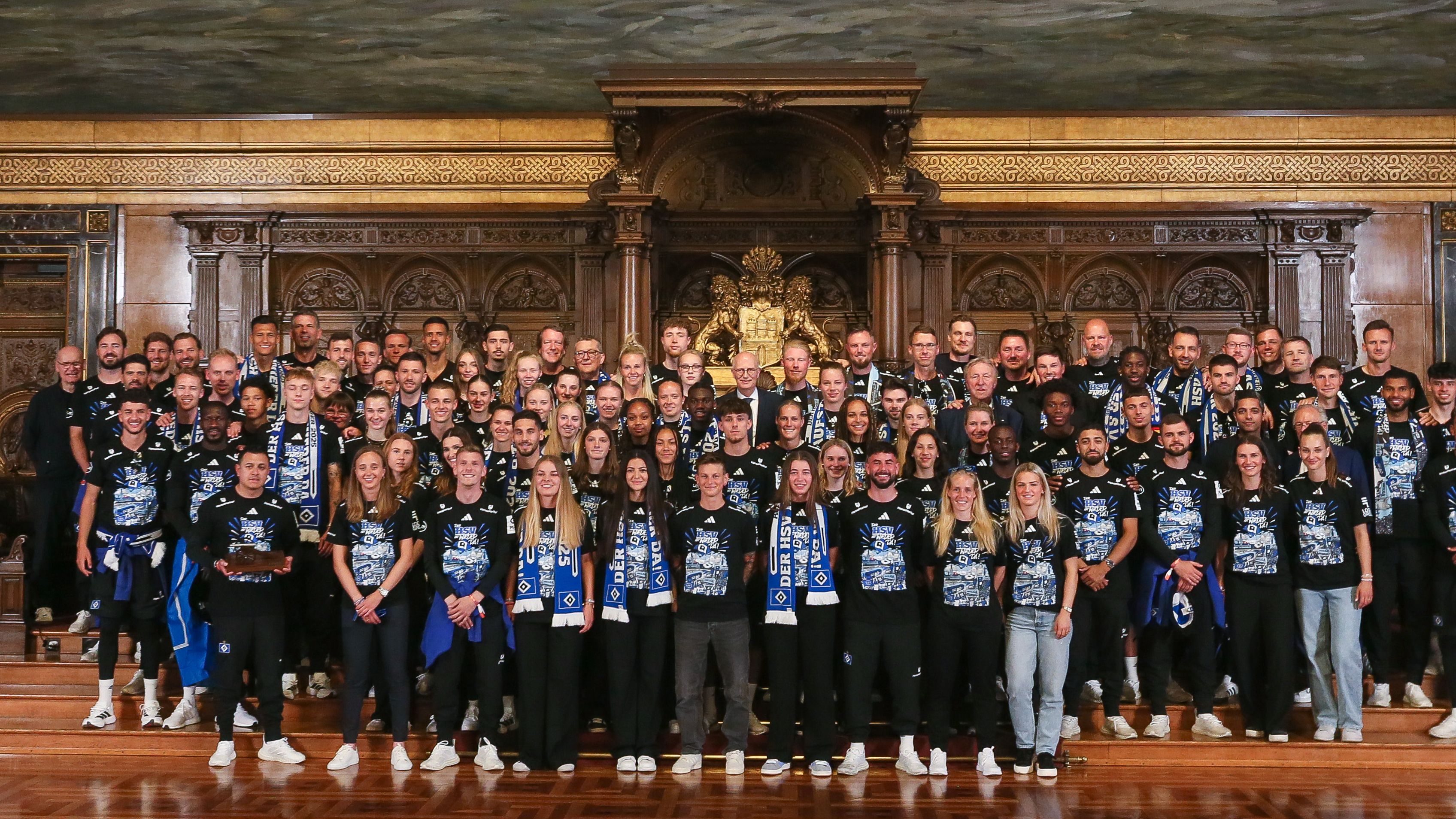 Hamburger SV Teams Celebrate Promotions To Higher Leagues