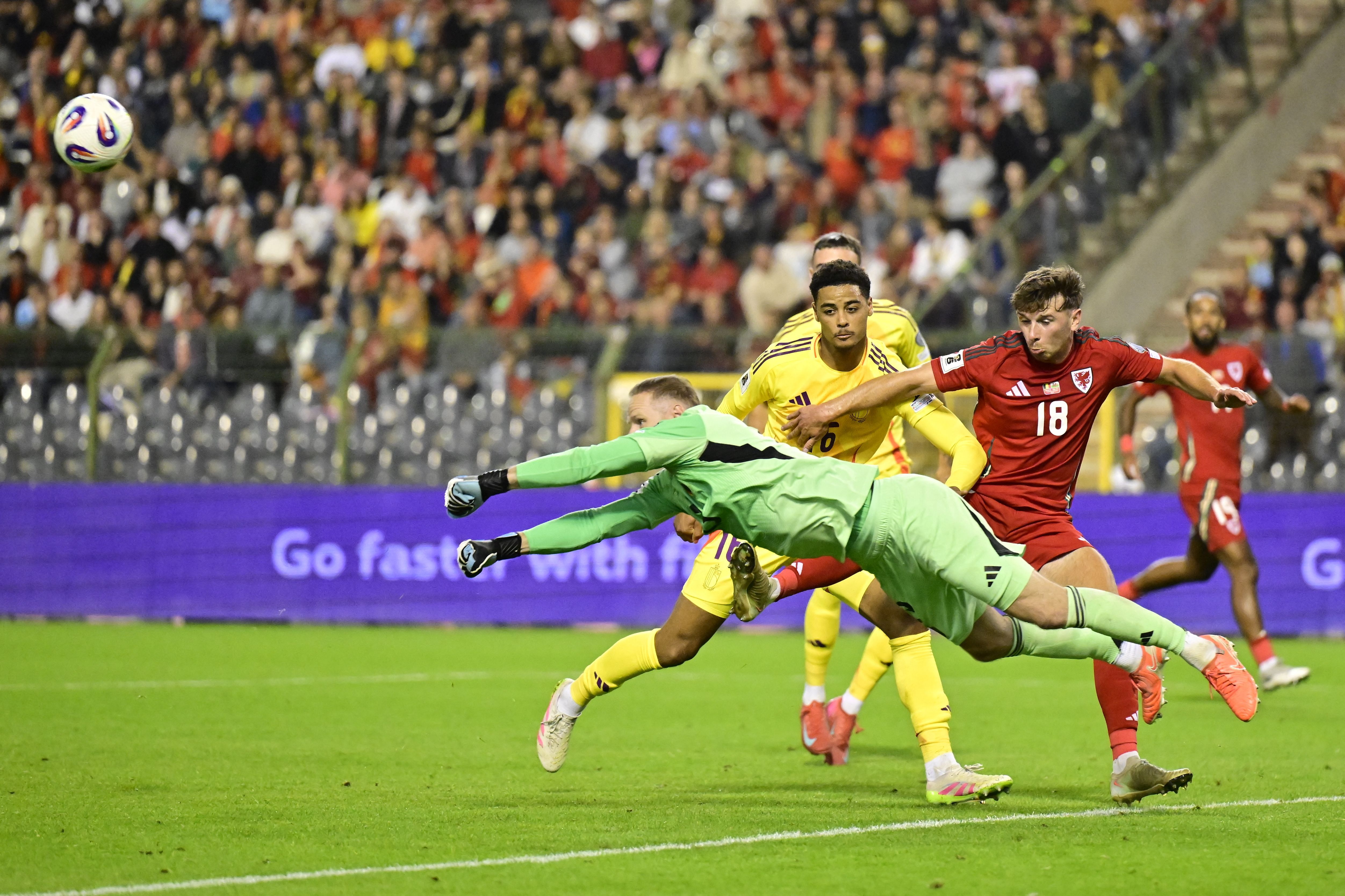 SOCCER WORLD CUP QUALIF BELGIUM VS WALES