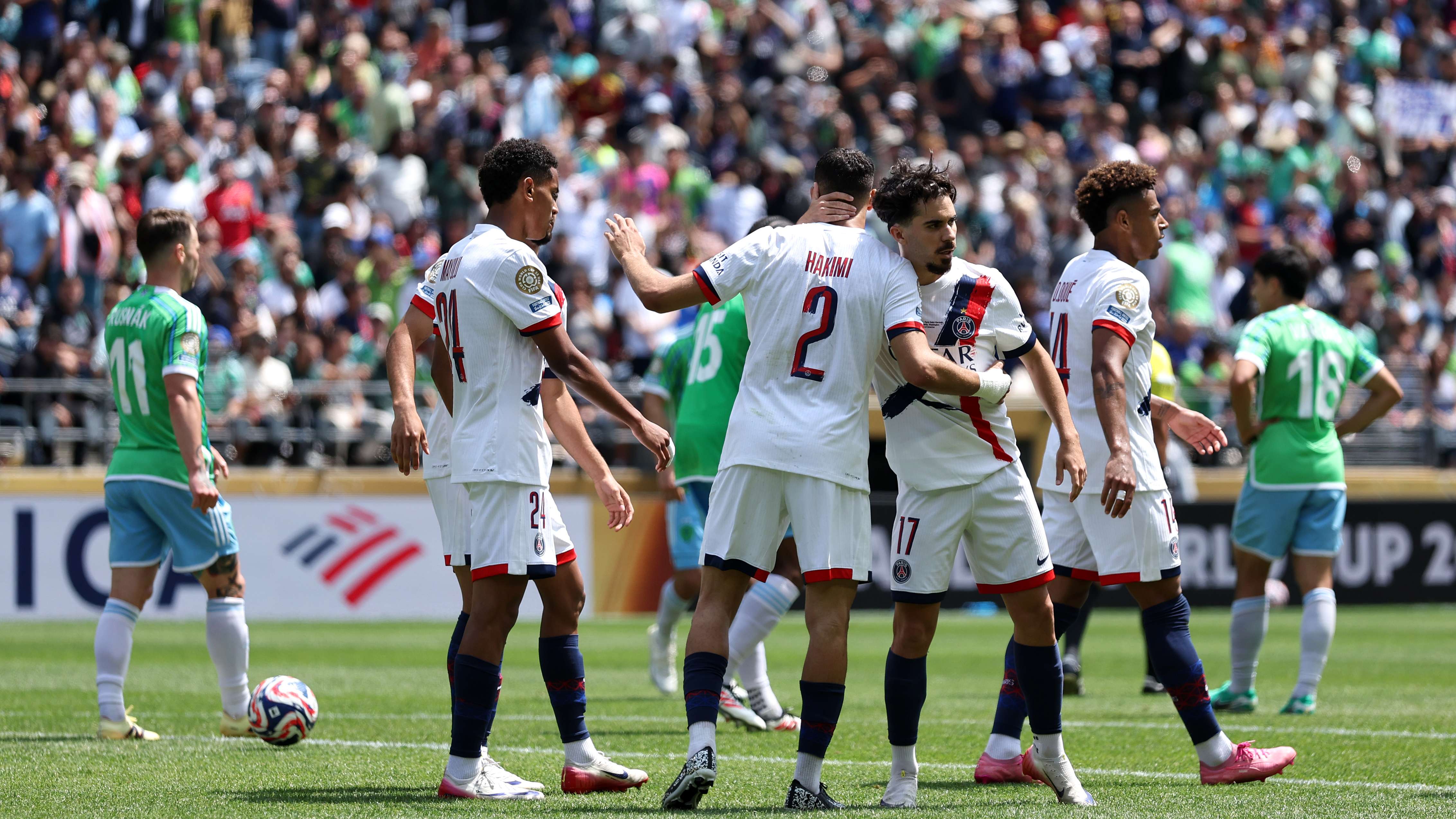 Seattle Sounders FC v Paris Saint-Germain FC: Group B - FIFA Club World Cup 2025