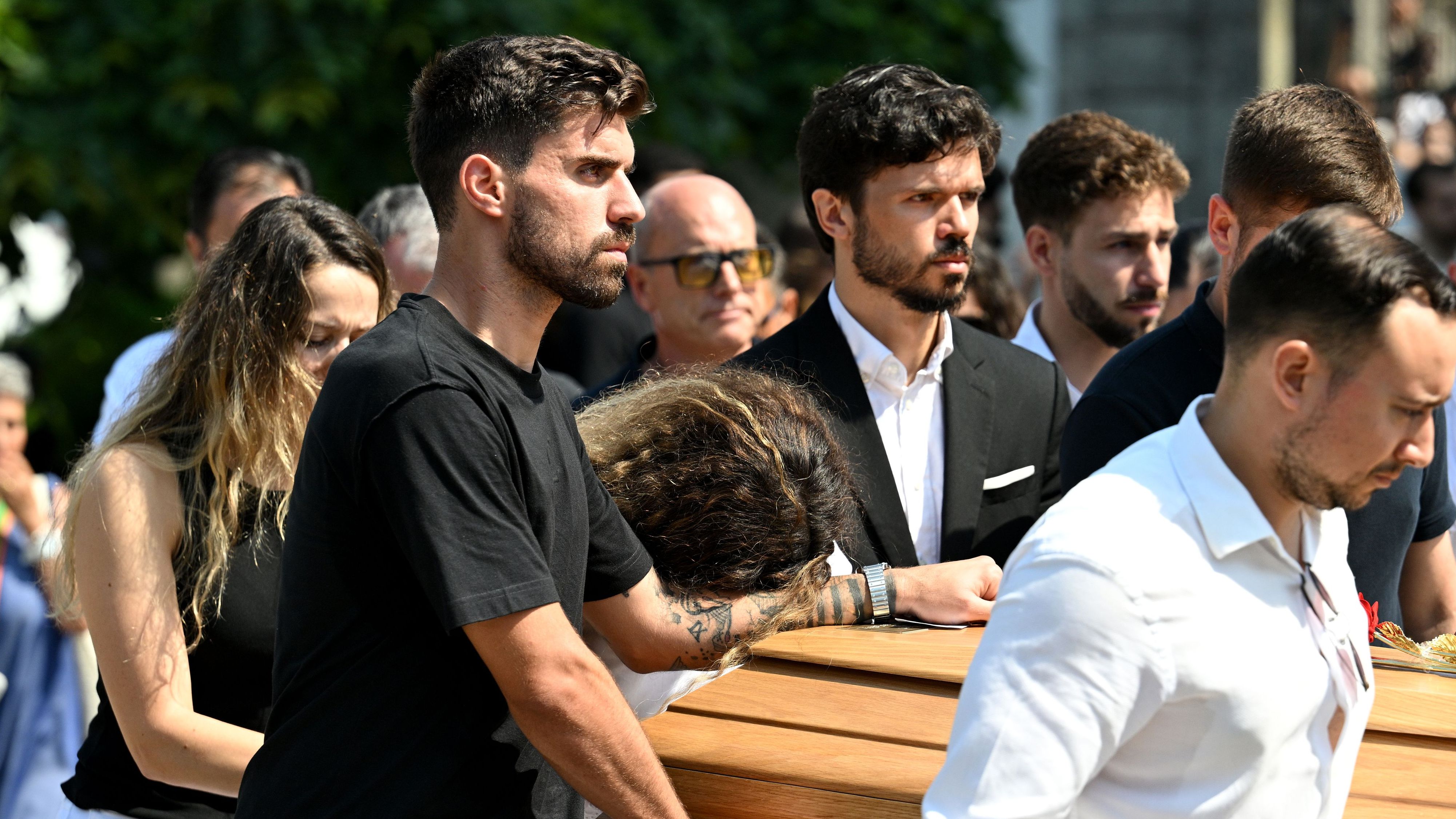 Funeral Held For Diogo Jota And Andre Silva In Their Hometown Of Gondomar