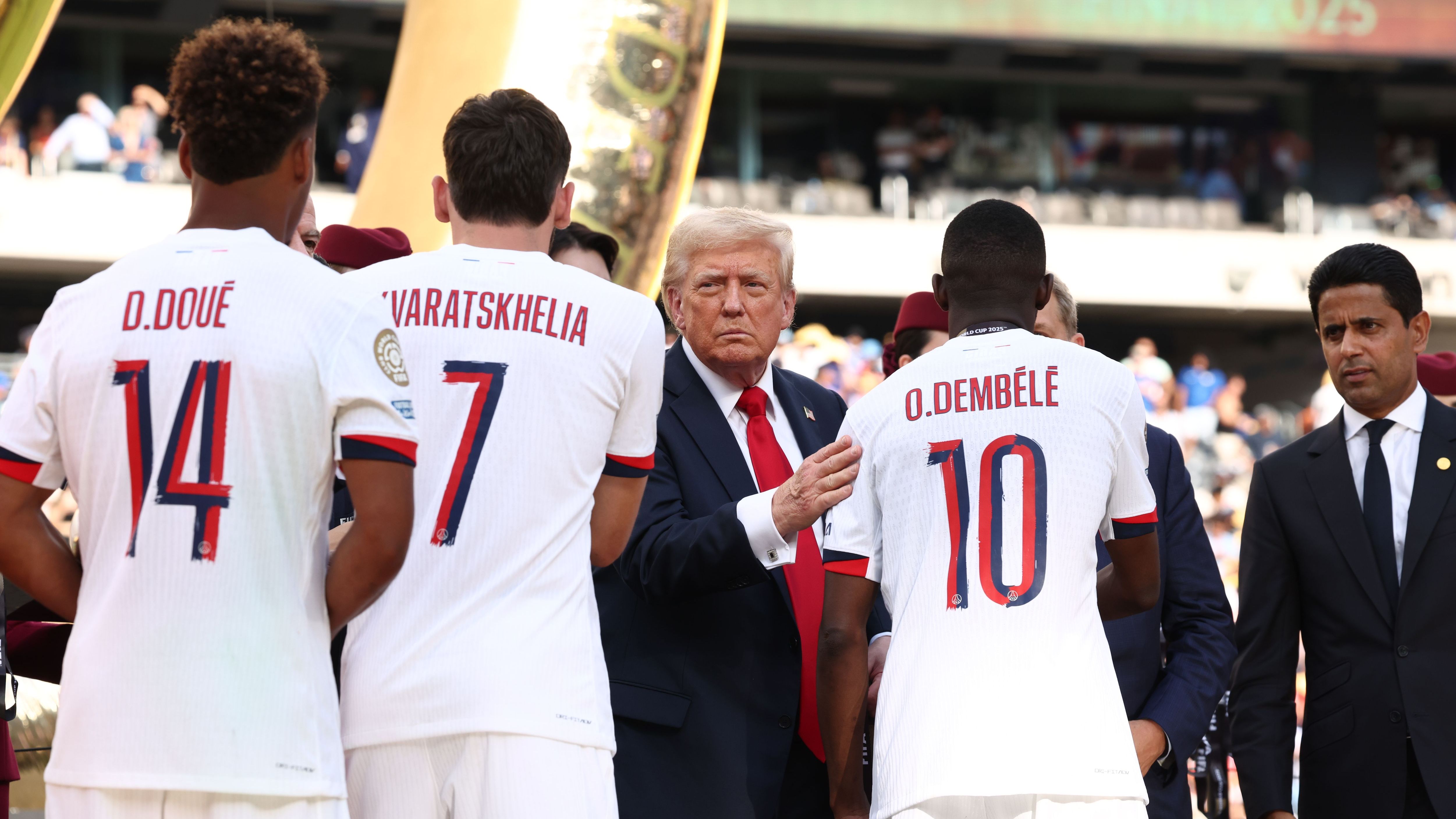 President And Mrs. Trump Watch FIFA Club World Cup Final