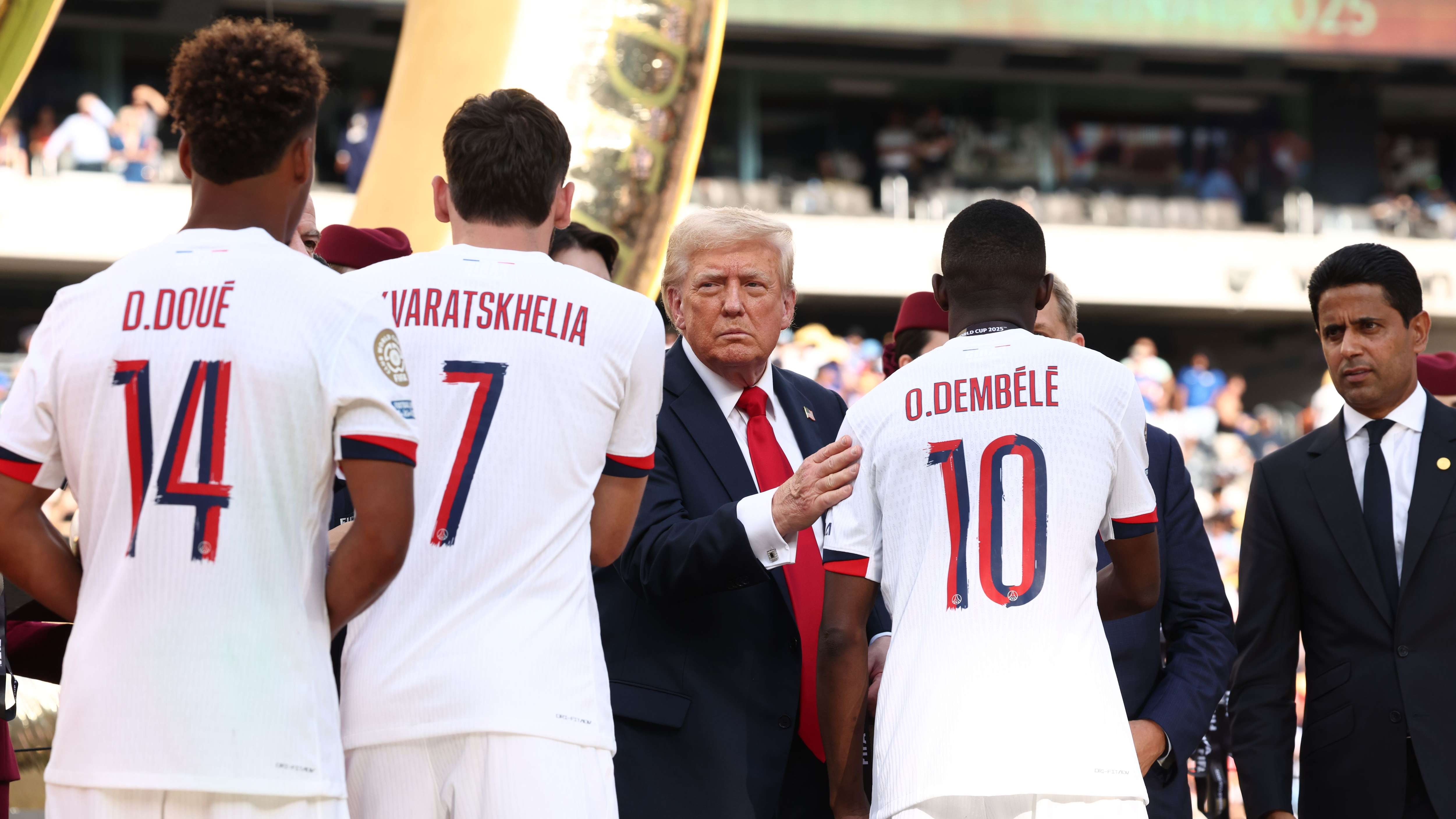 President And Mrs. Trump Watch FIFA Club World Cup Final