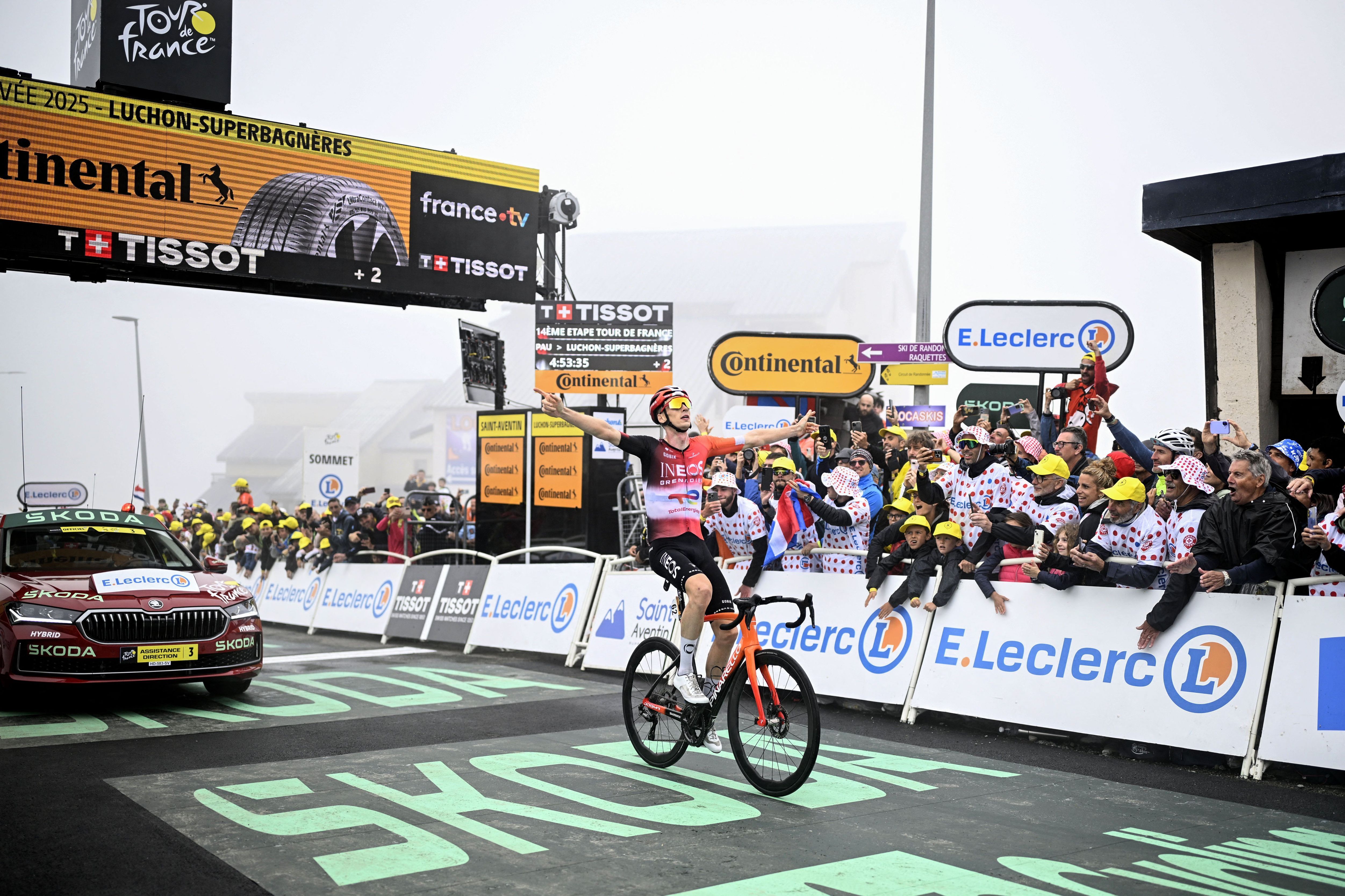 CYCLING TOUR DE FRANCE 2025 STAGE 14