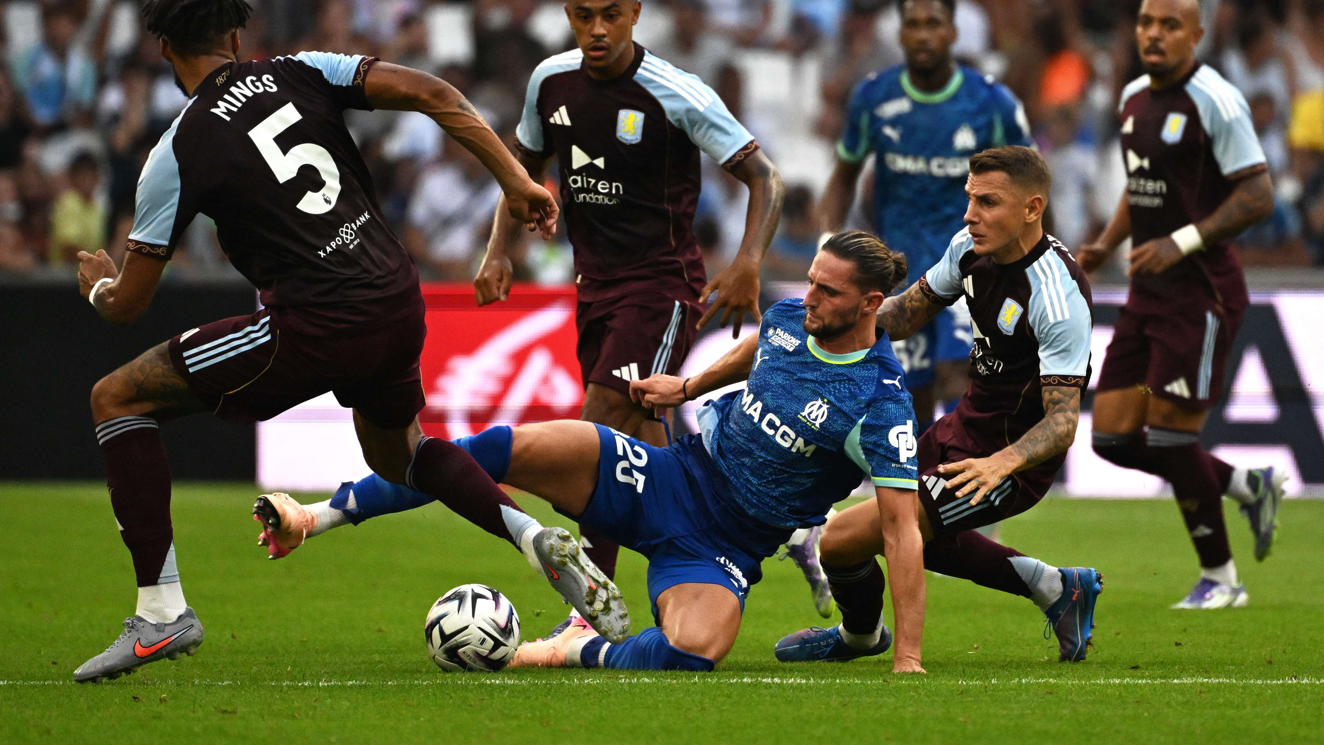 FBL-FRIENDLY-MARSEILLE-ASTON VILLA