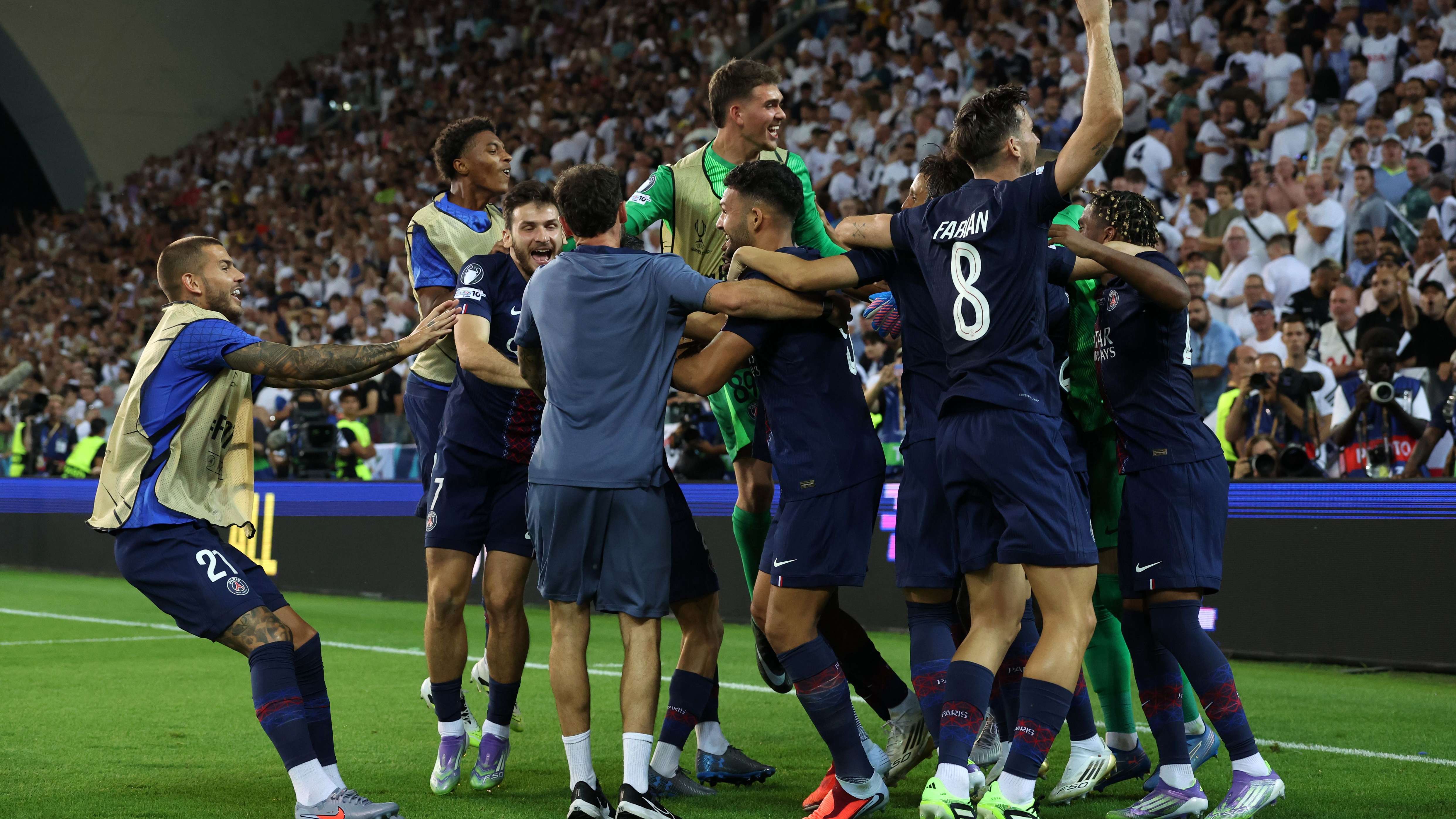 Paris Saint-Germain v Tottenham Hotspur - UEFA Super Cup 2025