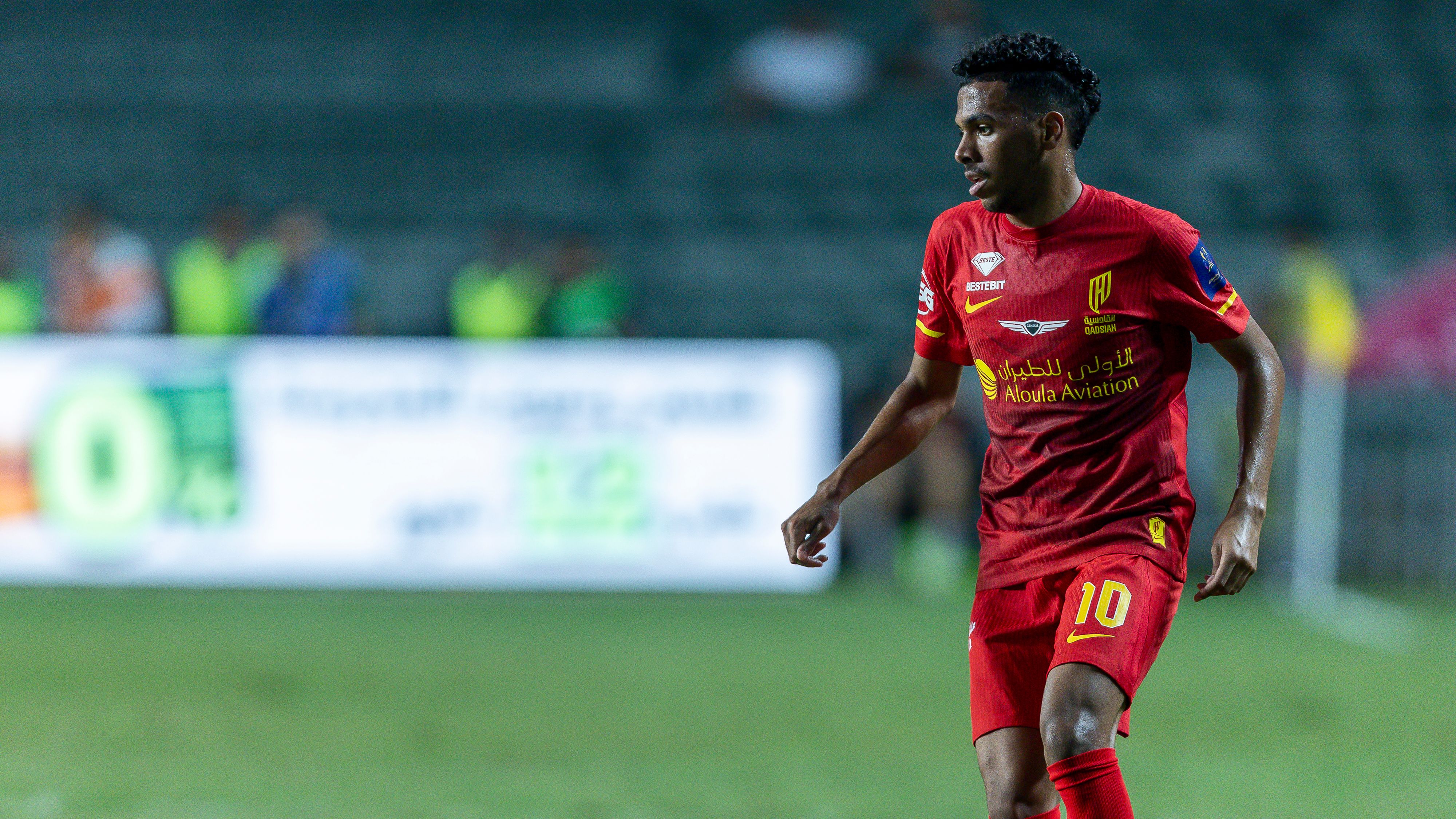 Musab Al-Juaer in Roshn Saudi League action