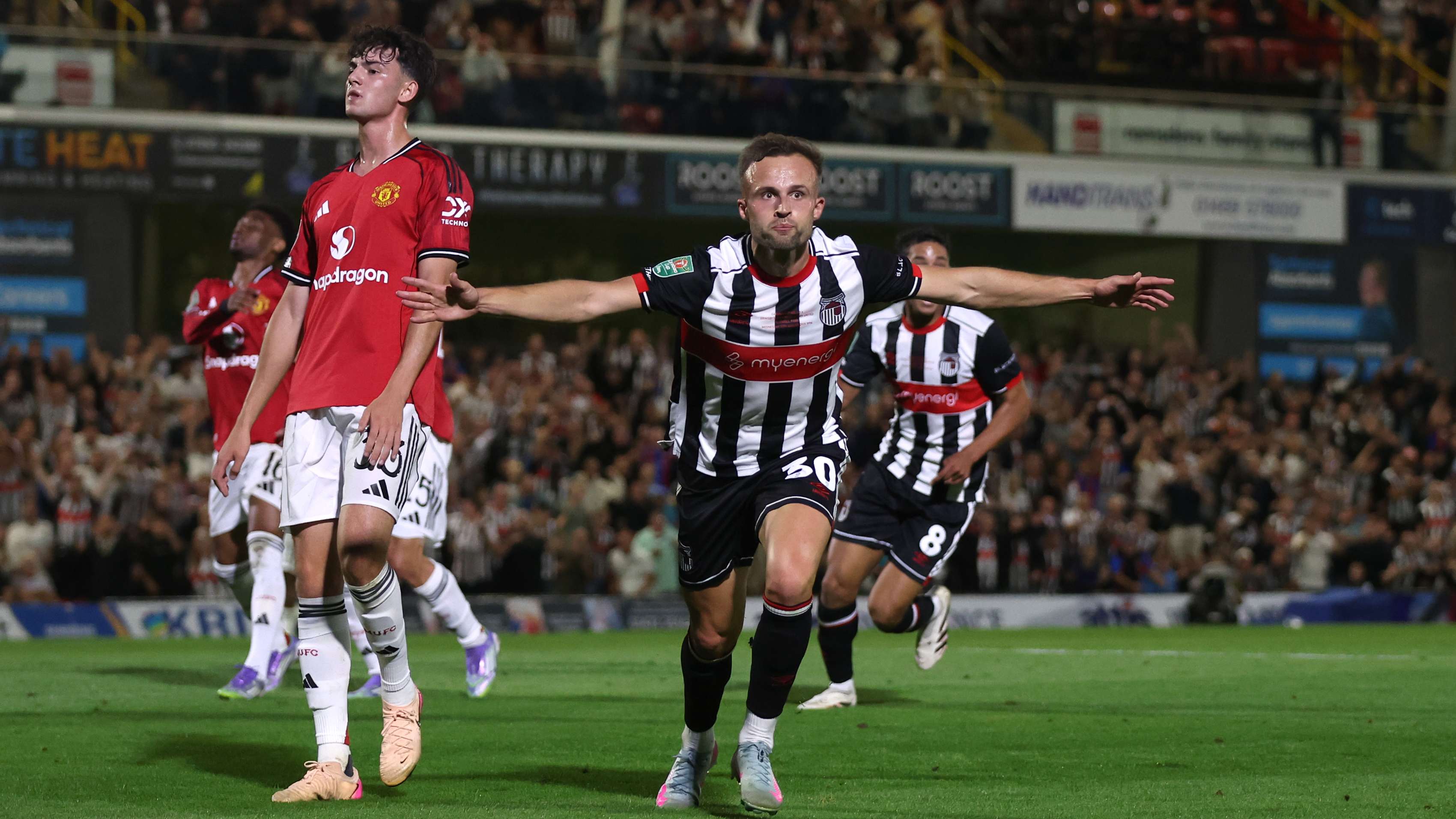 Grimsby Town v Manchester United - Carabao Cup Second Round