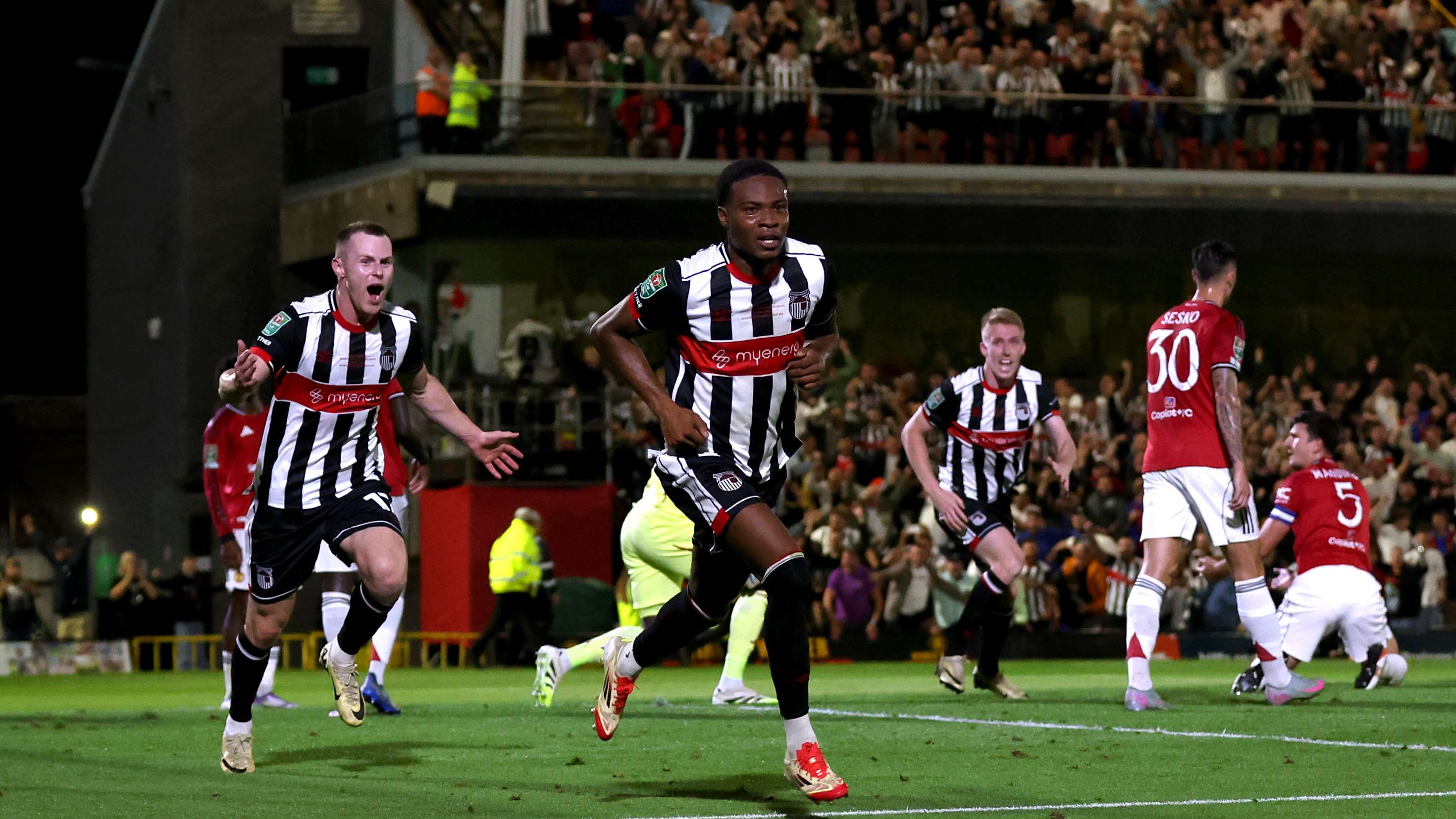 Grimsby Town v Manchester United - Carabao Cup Second Round