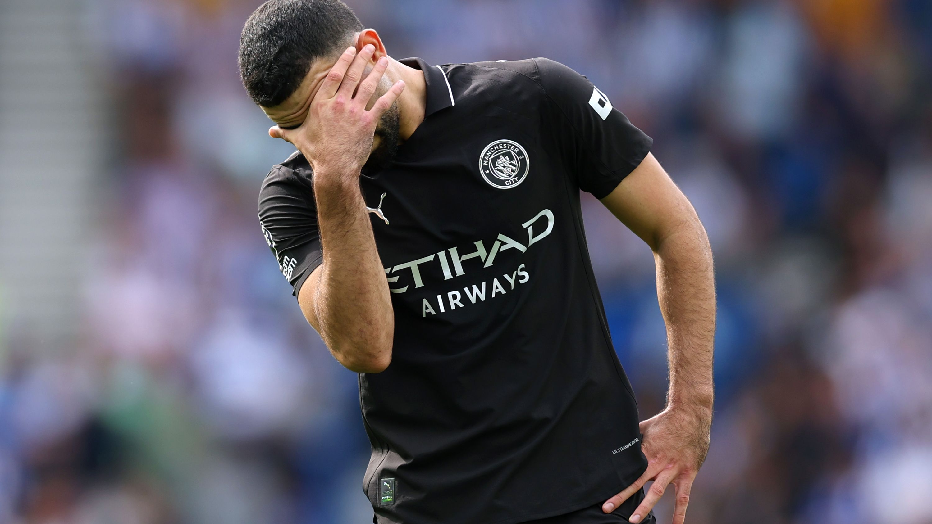 Foto de jugadores del Manchester City frente al Sunderland en la Premier League