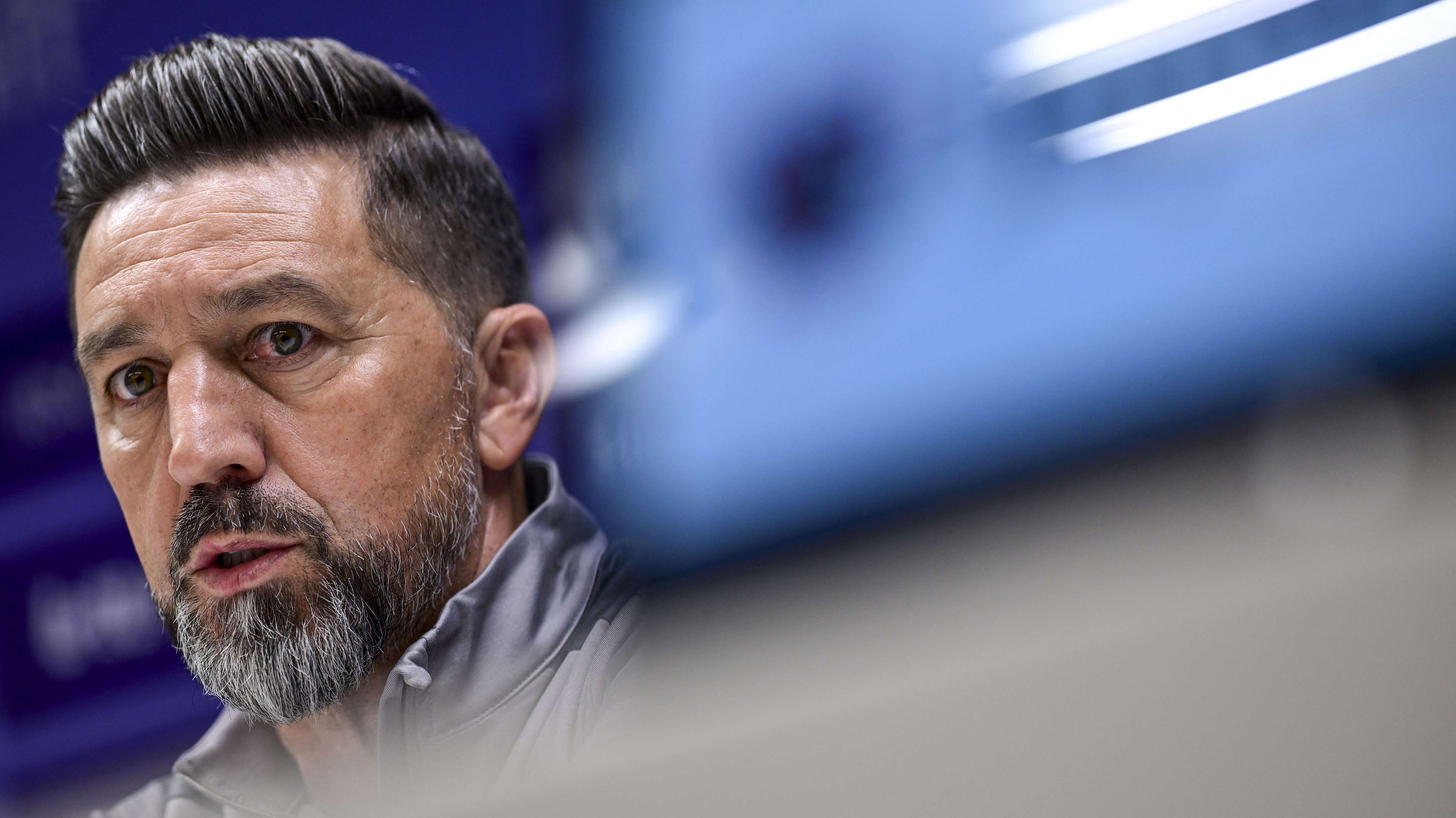 SOCCER JPL ANDERLECHT PRESS CONFERENCE