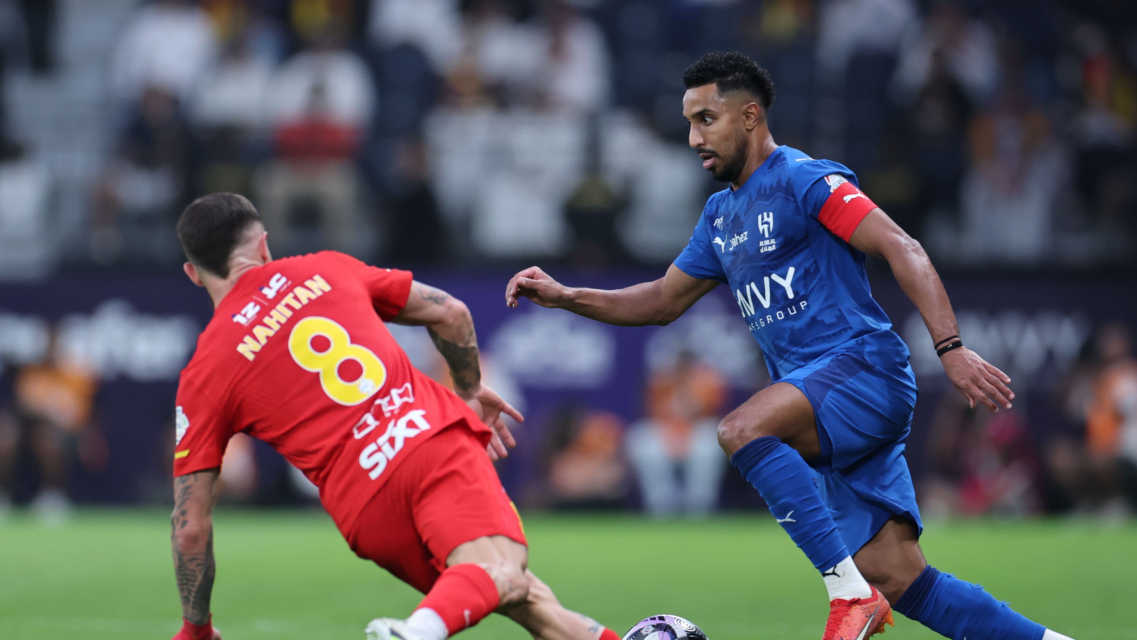 Blessure de Salem Al-Dawsari, capitaine d’Al-Hilal, avant le match contre Al-Ettifaq