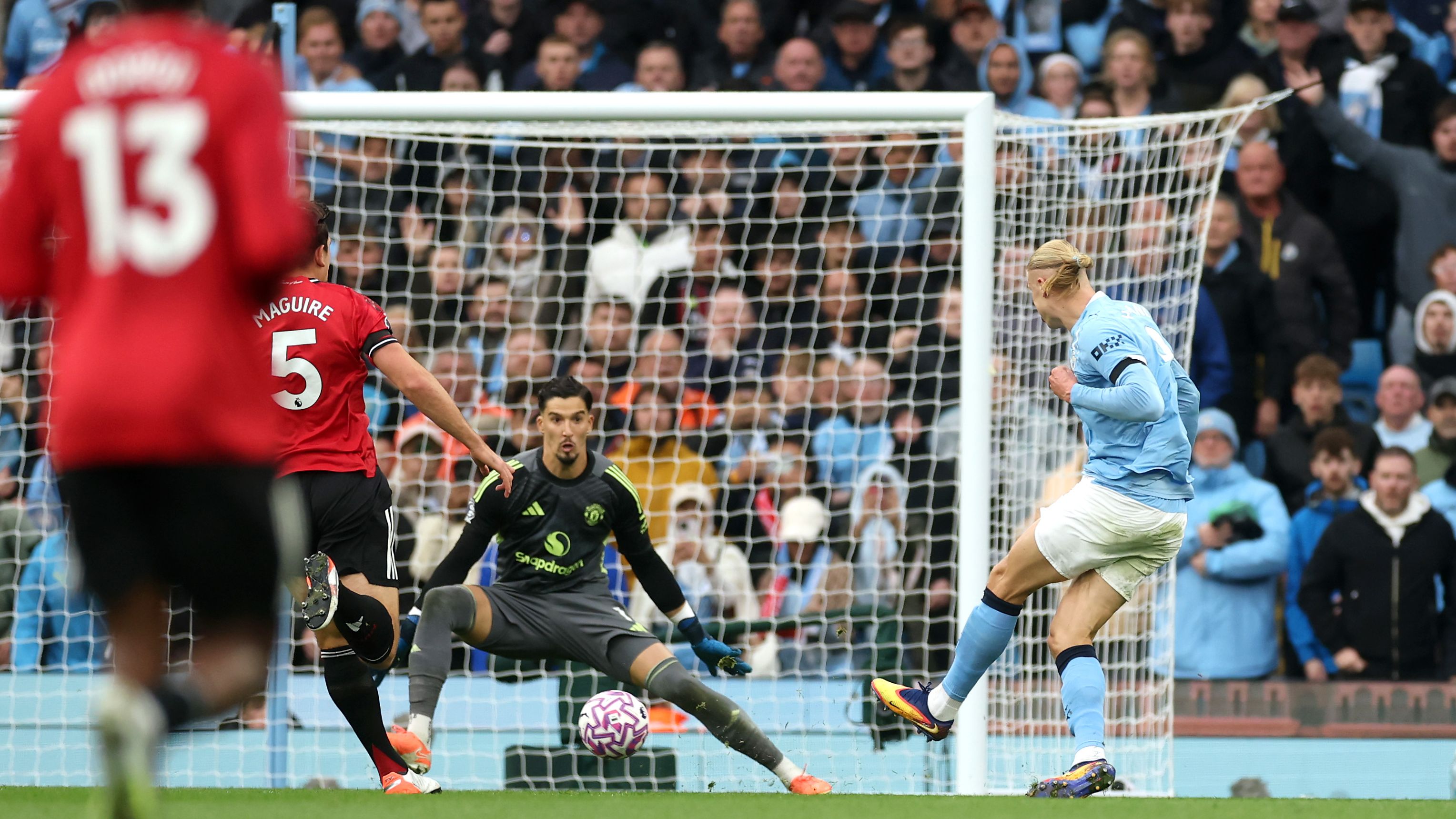 Derby di Manchester United vs Manchester City all Old Trafford