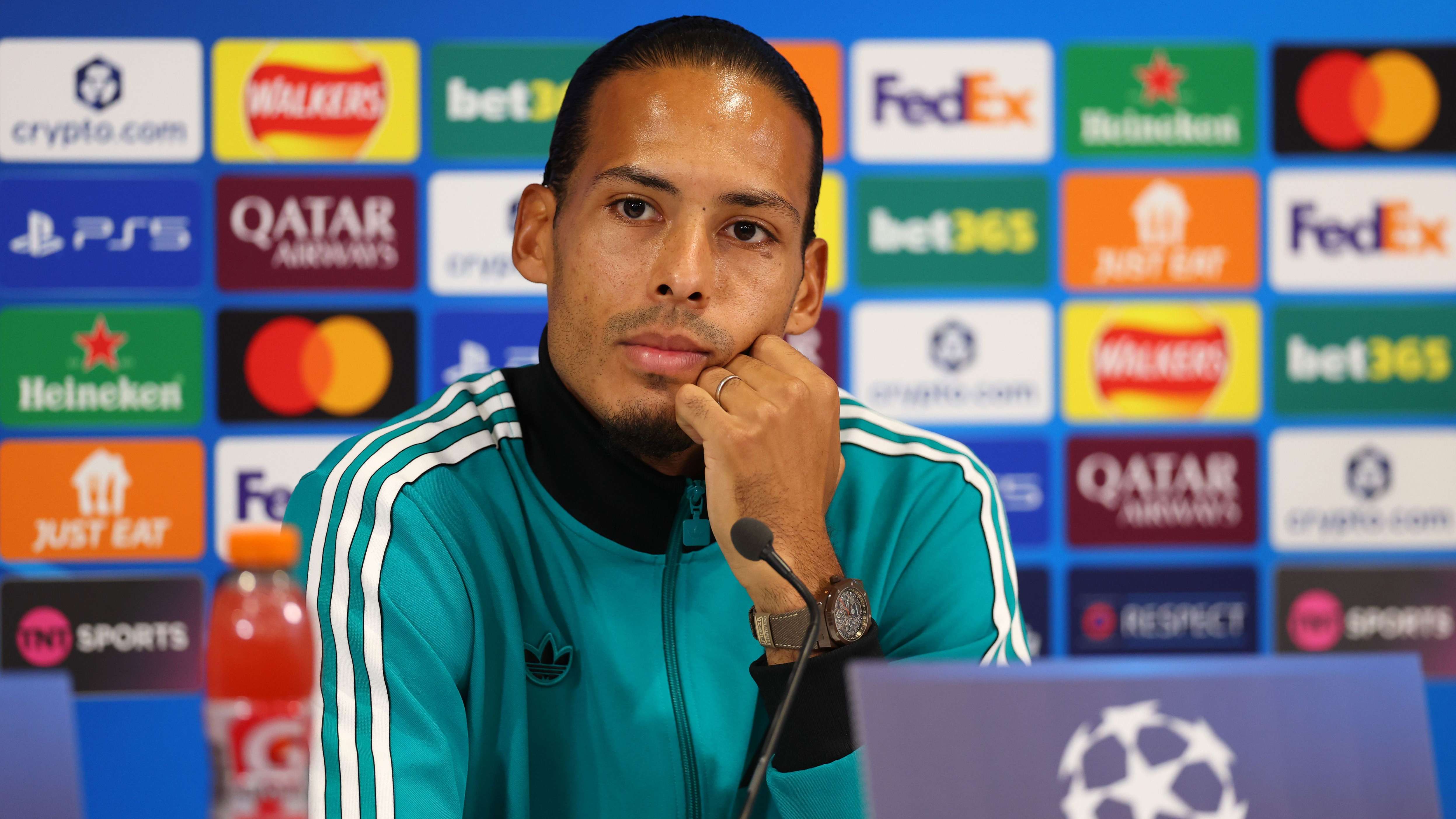 Liverpool FC Training Session And Press Conference - UEFA Champions League 2025/26 League Phase MD1