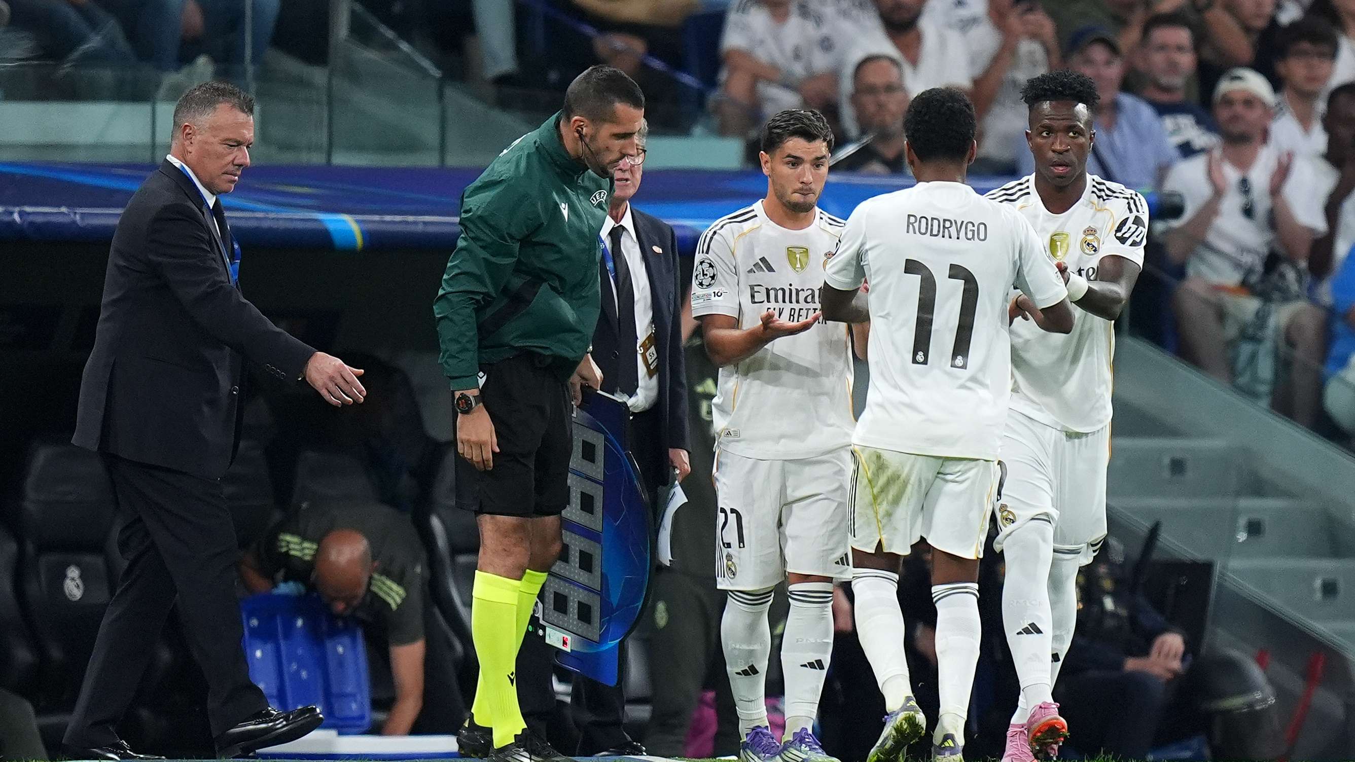 Real Madrid C.F. v Olympique de Marseille - UEFA Champions League 2025/26 League Phase MD1