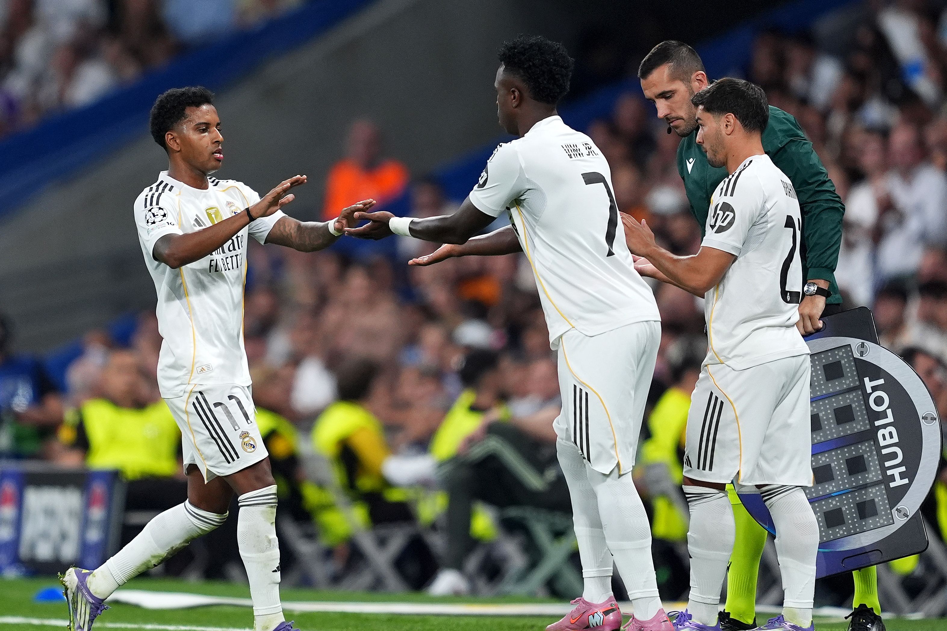 Real Madrid C.F. v Olympique de Marseille - UEFA Champions League 2025/26 League Phase MD1