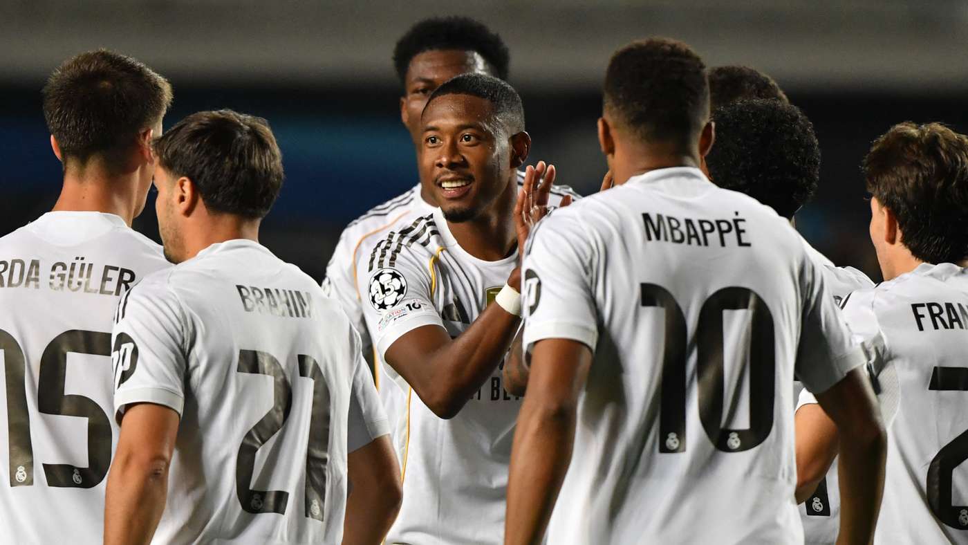 Real Madrid ante Getafe Mbappé lidera ataque, Vinícius Júnior en banquillo, Colíseum Alfonso Pérez