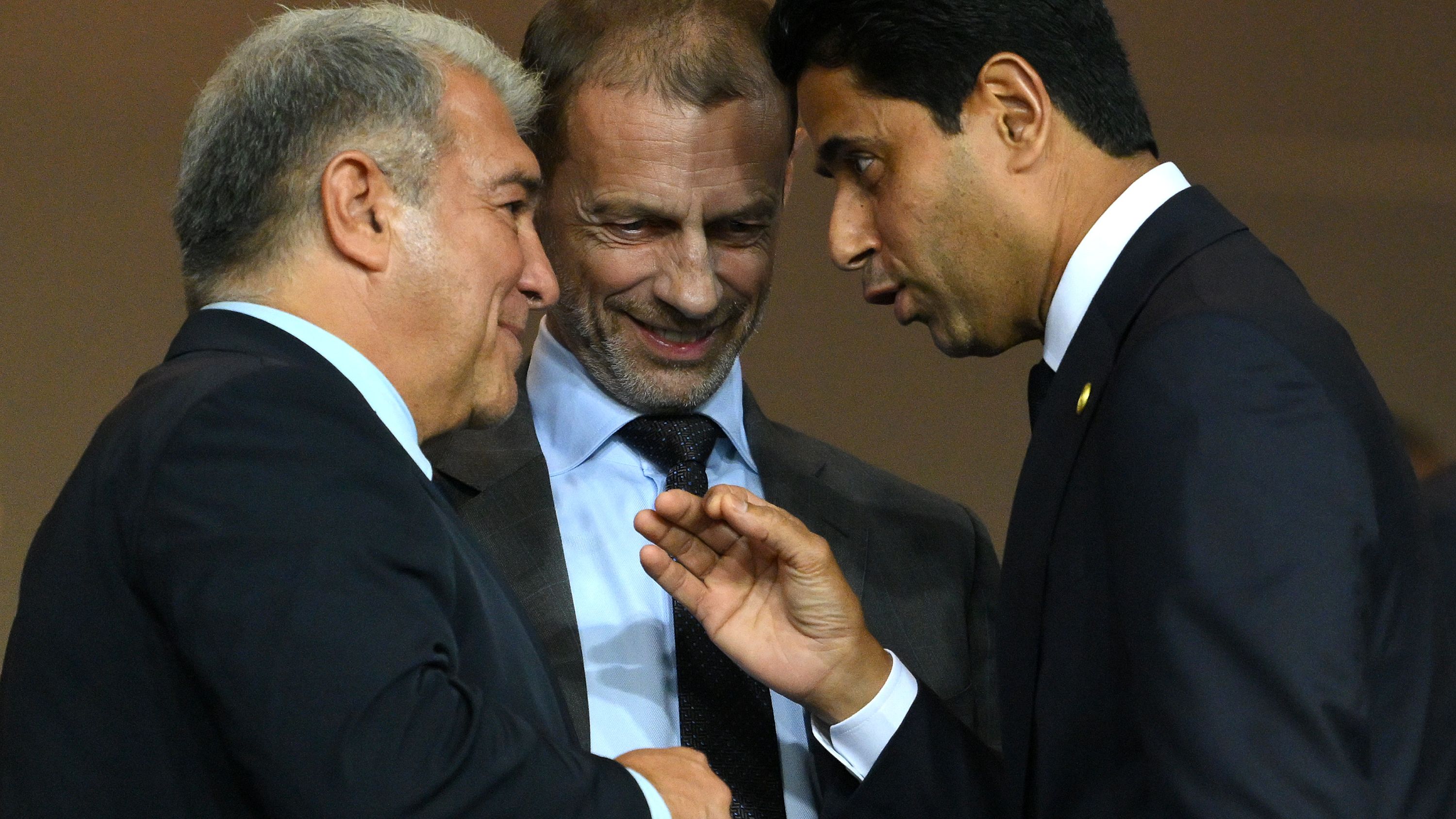 Barcelona president Laporta at ECA General Assembly in Rome 2025 seeking European reconciliation