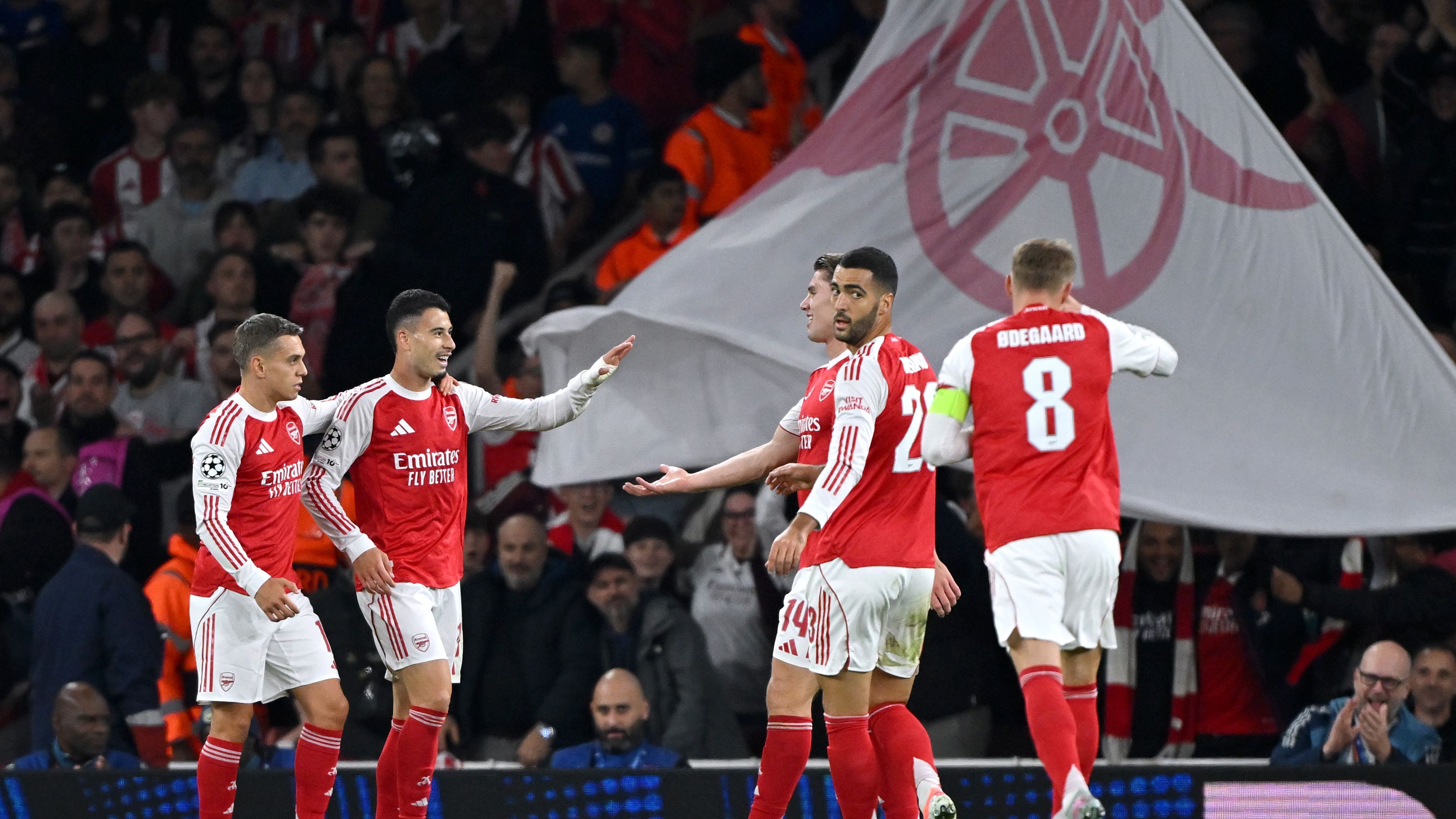 Arsenal FC v Olympiacos FC - UEFA Champions League 2025/26 League Phase MD2