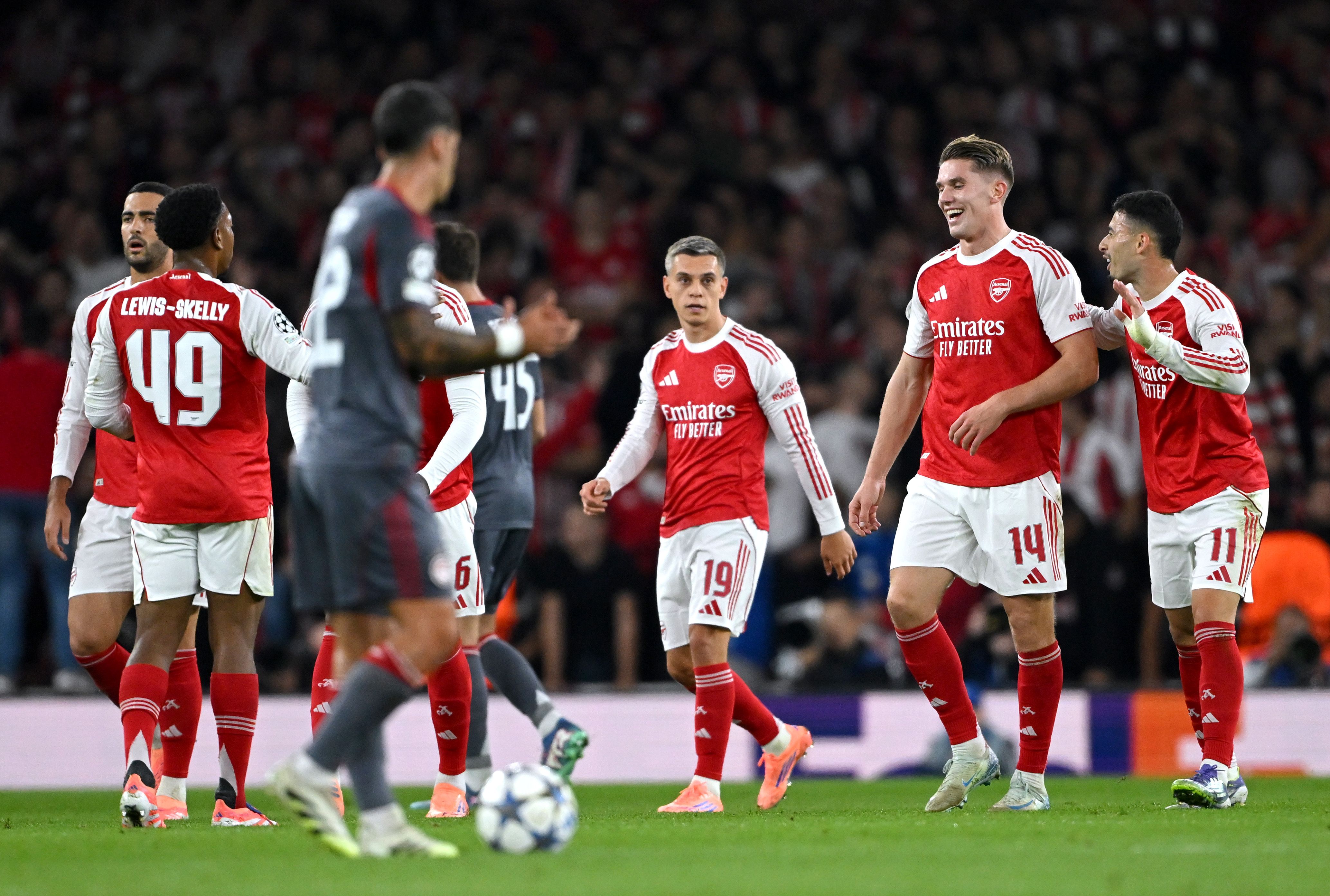 Arsenal FC v Olympiacos FC - UEFA Champions League 2025/26 League Phase MD2