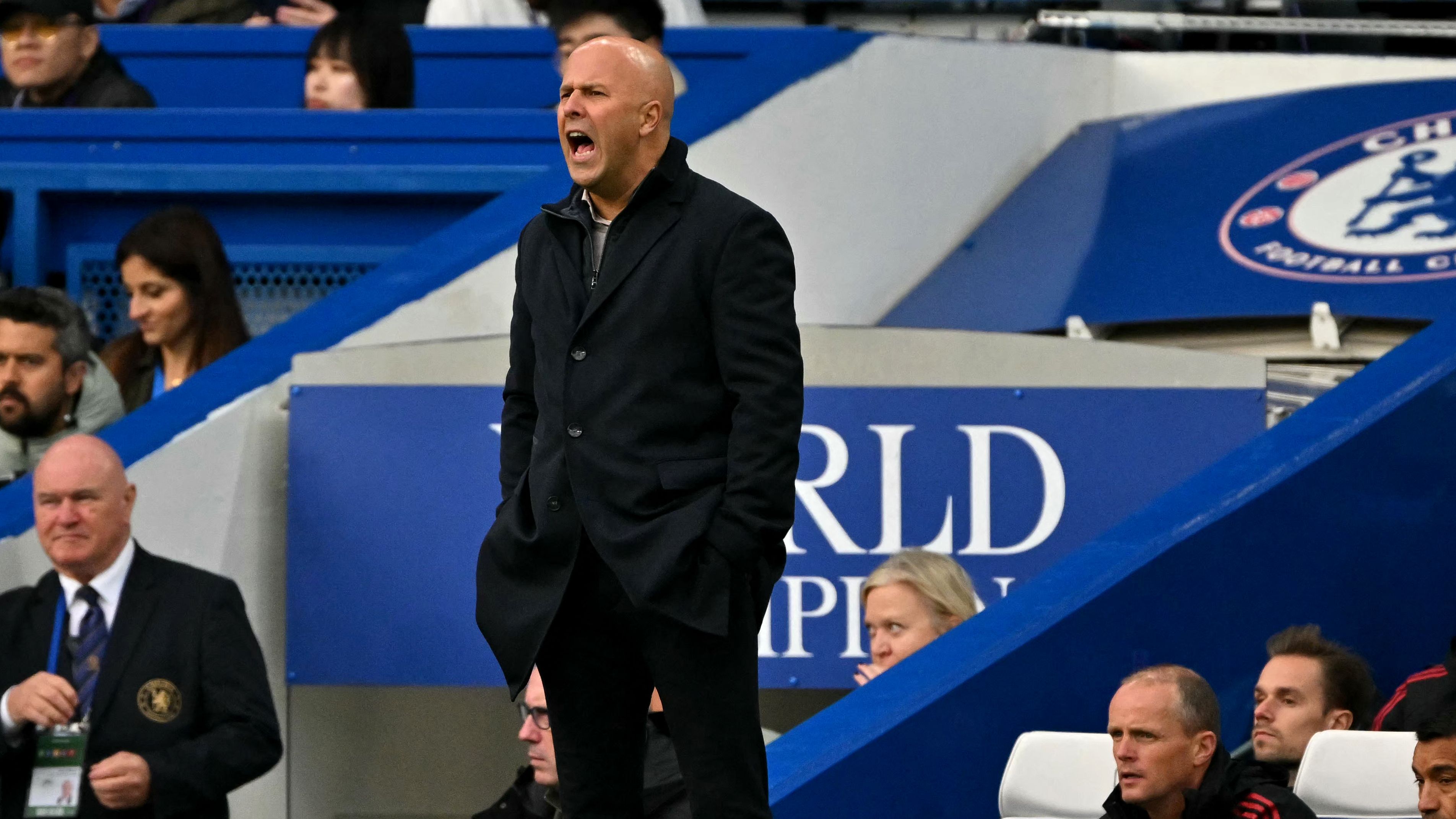 切尔西对利物浦在斯坦福桥的英超对决照片