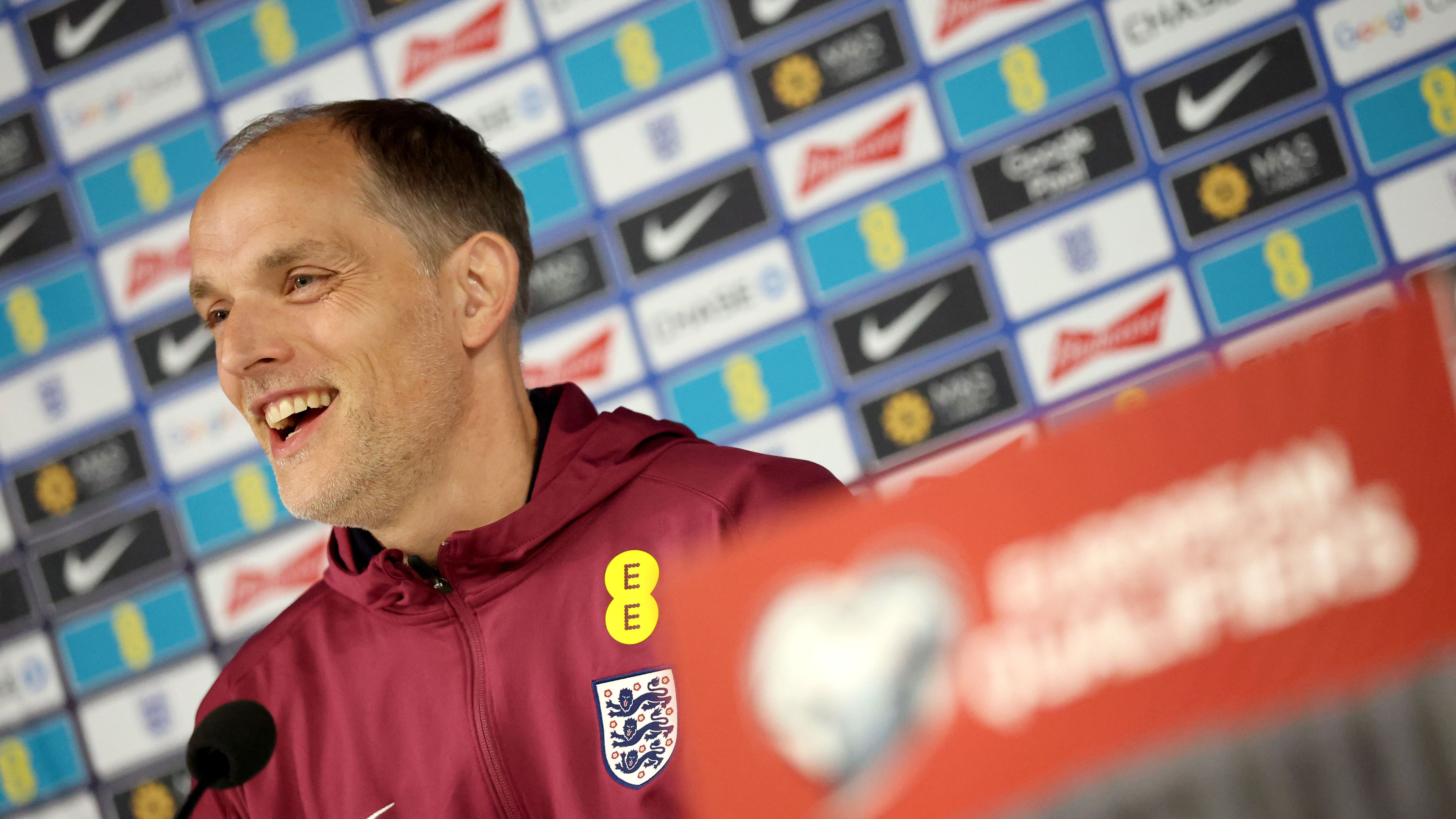 Conférence de presse Tuchel Angleterre Lettonie avant les qualifications Mondial 2026