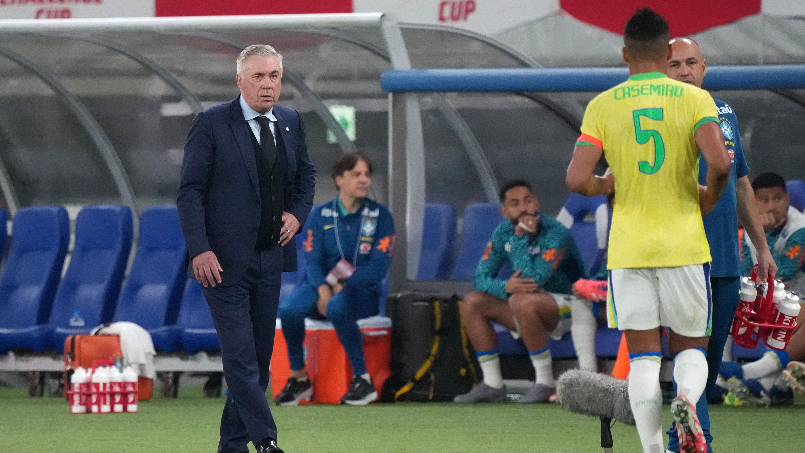 巴西对塞内加尔国际友谊赛，安切洛蒂，维尼修斯，罗德里戈