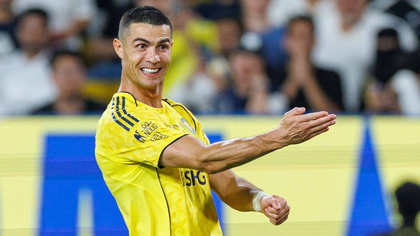 Ronaldo 950 goles Al Nassr Al Hazm gol 950