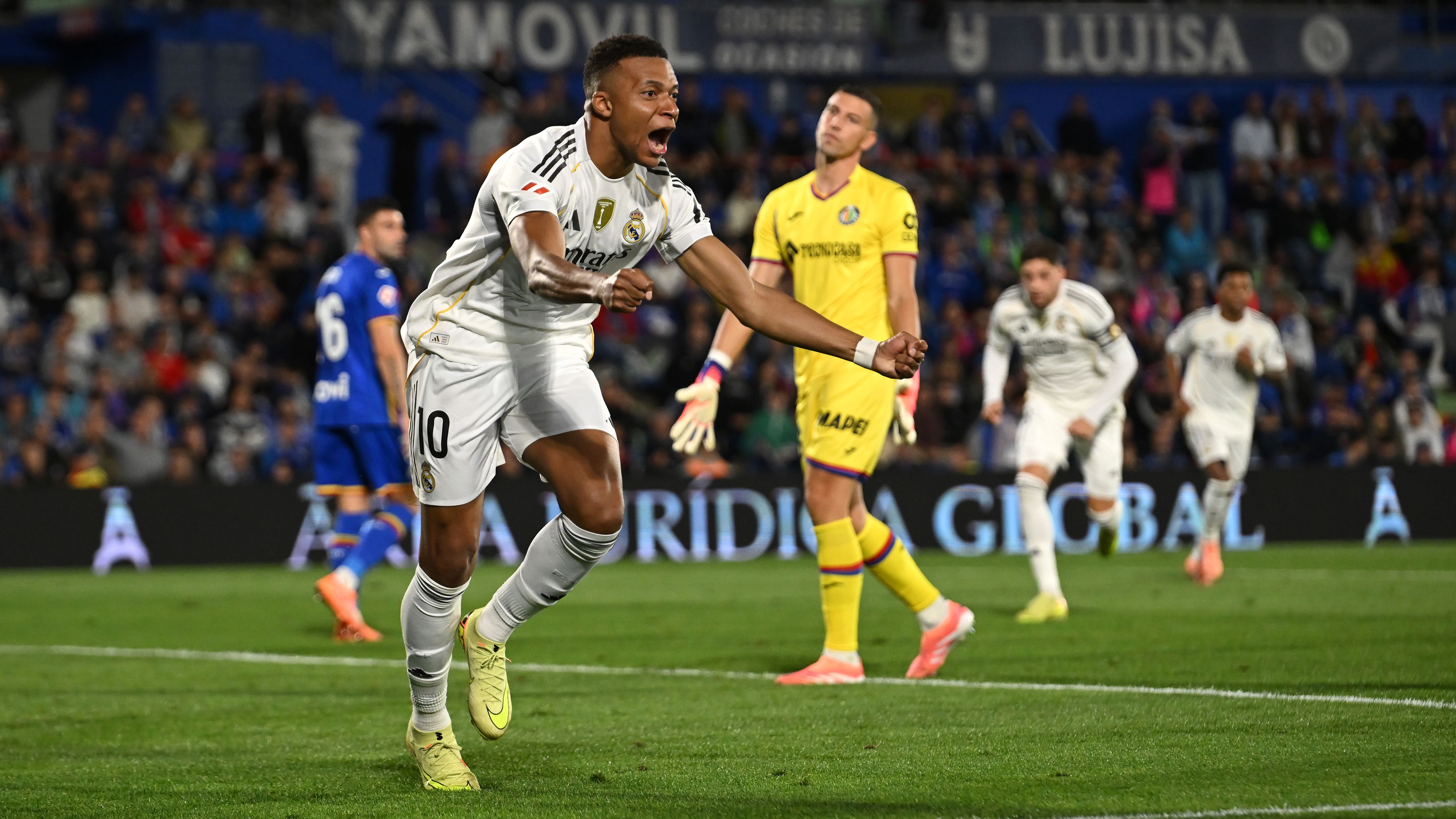 姆巴佩在西甲客场致胜，皇马战胜盖塔菲，朱门映日