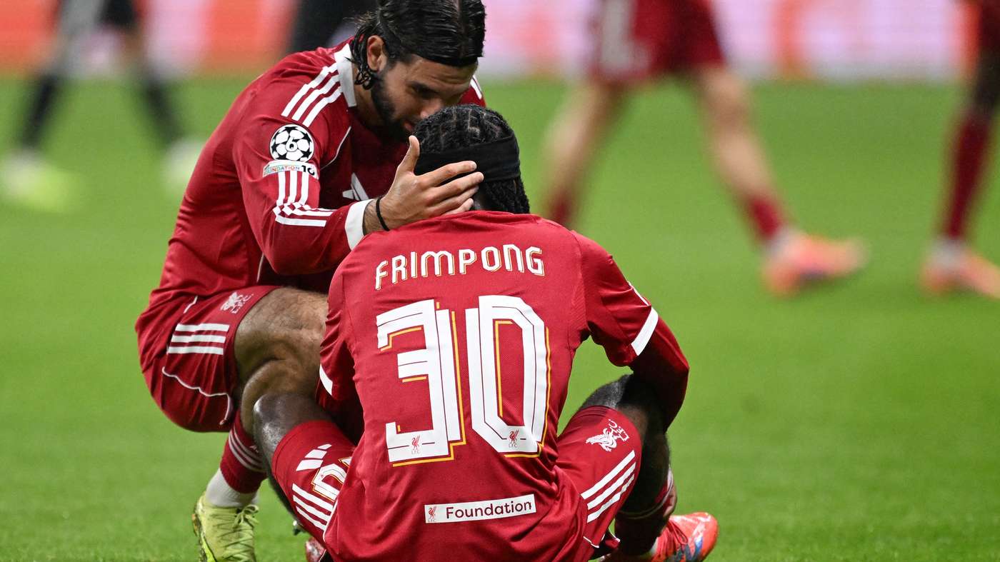 Frimbong infortunio Liverpool Eintracht Frankfurt