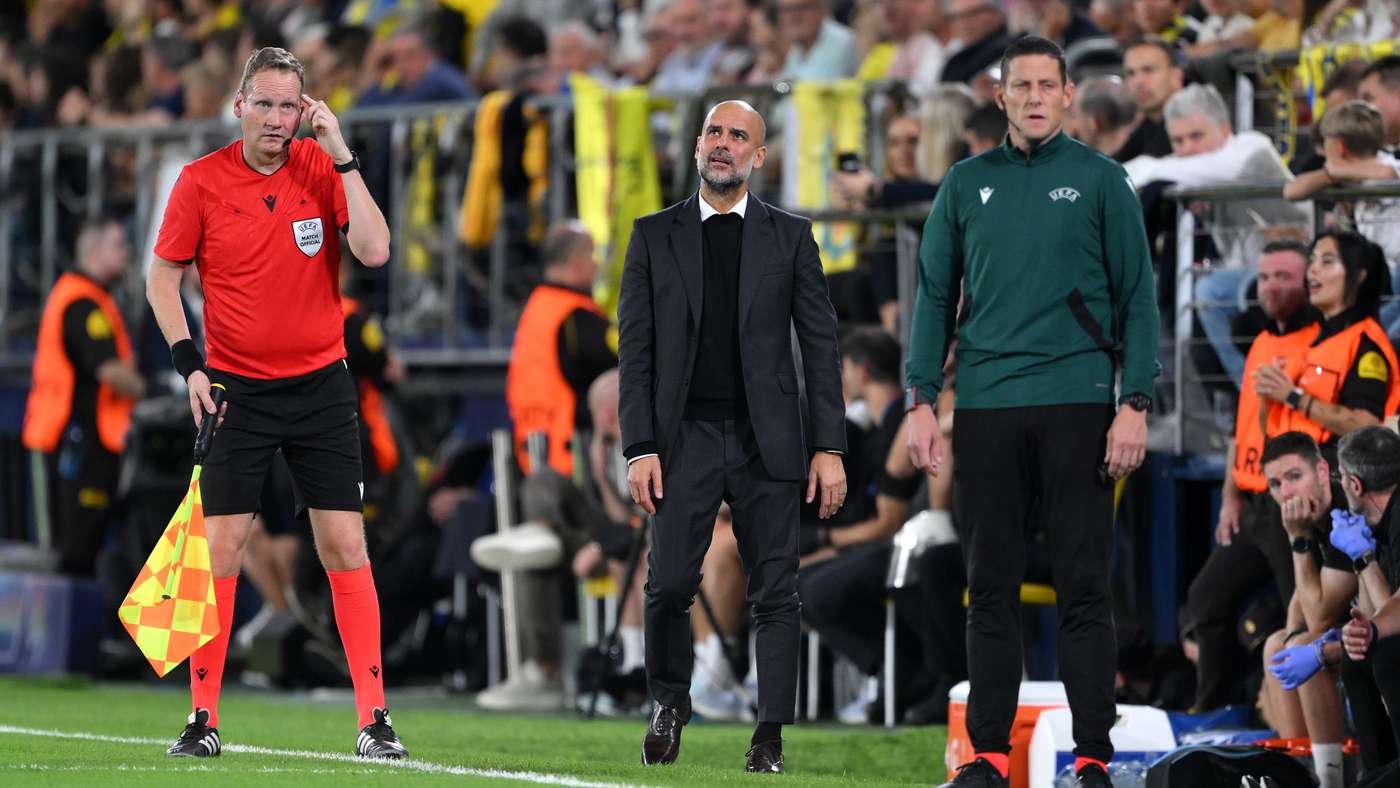 Manchester City vs Villarreal 2025/26 Champions League Getty Images