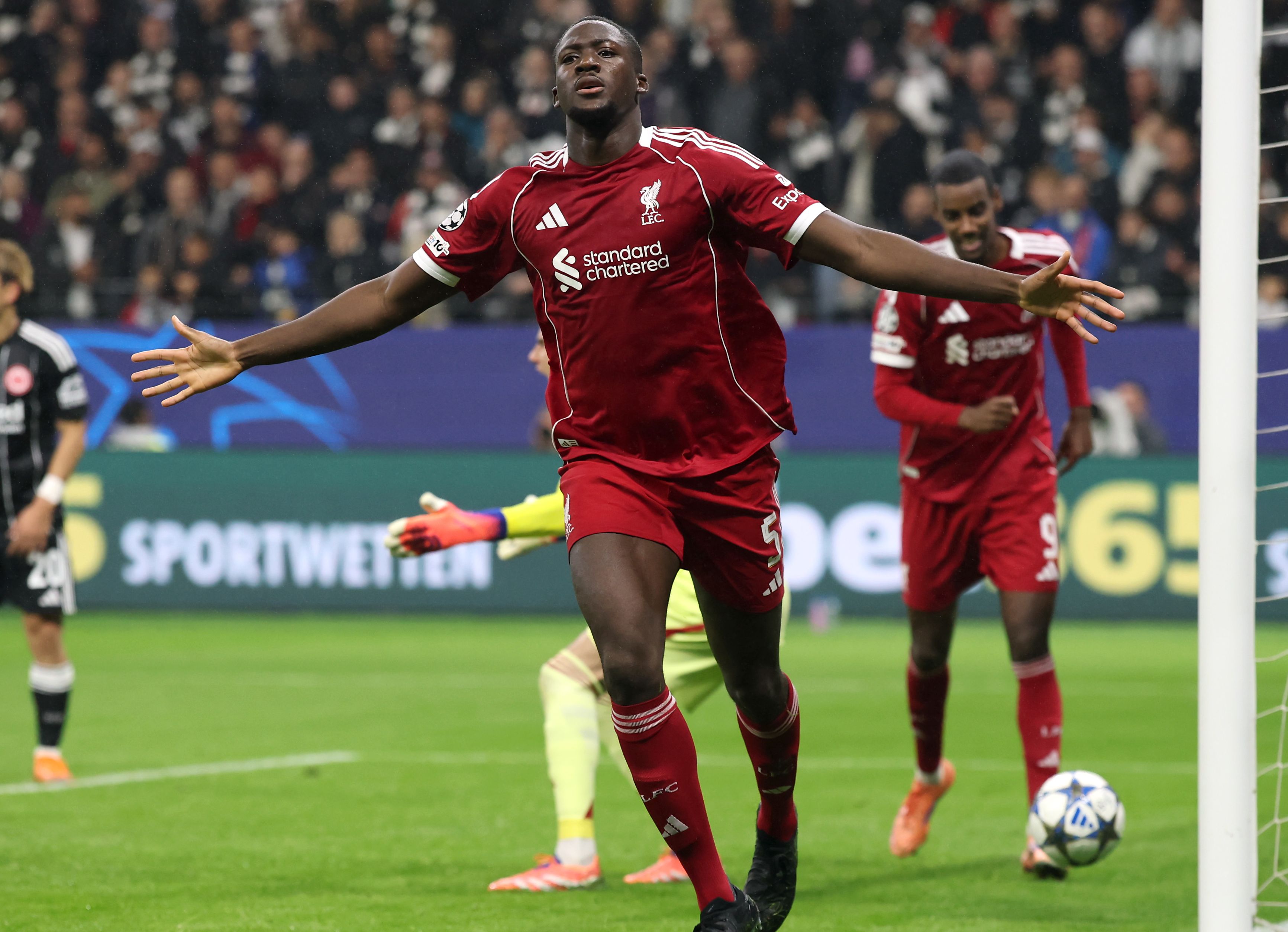 Eintracht Frankfurt v Liverpool FC - UEFA Champions League 2025/26 League Phase MD3