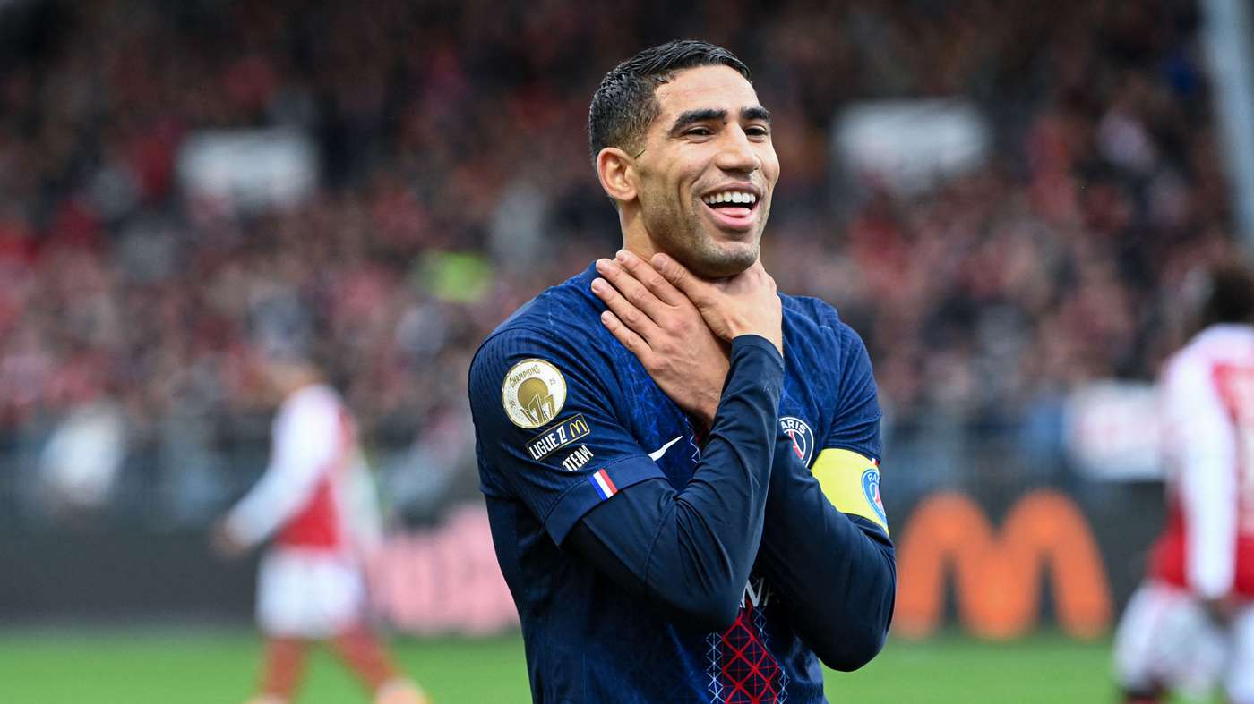 Hakimi doppietta PSG contro Brest 2025