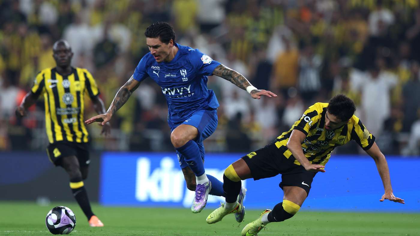 Immagine del Clasico saudita Hilal contro Ittihad per la Saudi Pro League