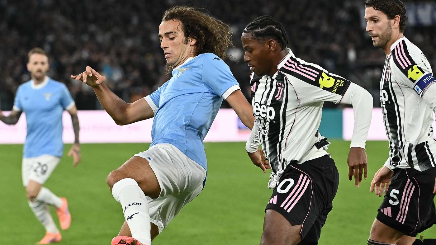 Partido Lazio vs Juventus en la Serie A 2025 en el Olímpico