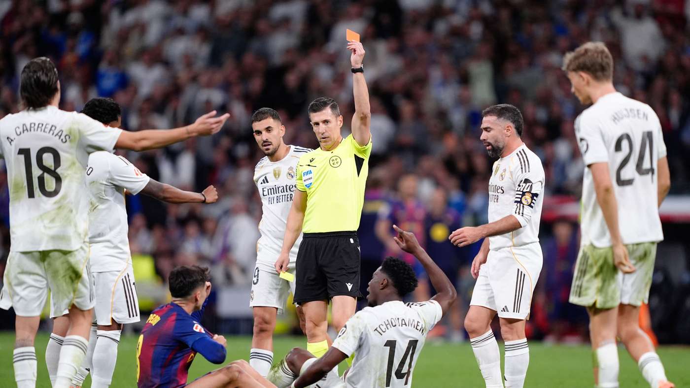 Real Madrid vs Barcelona Clásico controversia arbitral