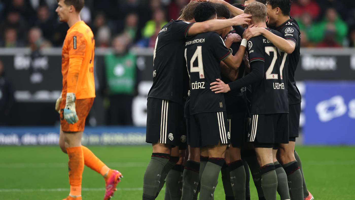 Bayern Monaco contro Borussia Mönchengladbach 3-0 in Bundesliga, highlights