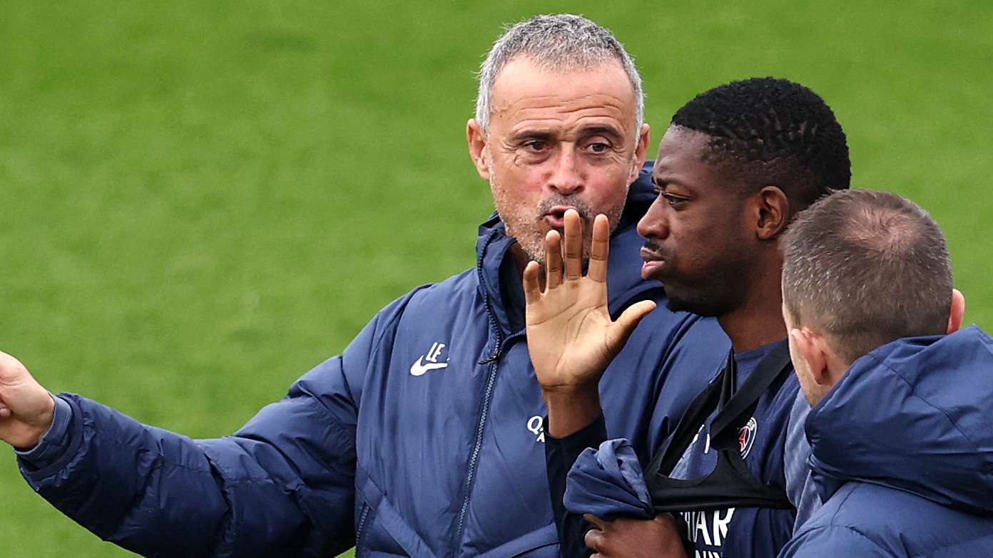 Dembélé Doué PSG infortunio Nizza Parigi Doha