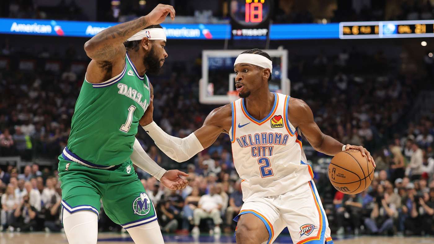 Thunder Mavericks Getty Images 2025 partita NBA