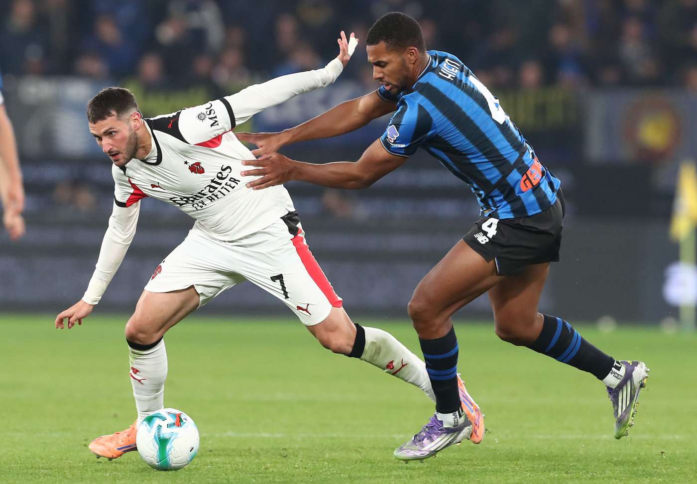 Milan y Atalanta empatan 1-1 en la Serie A en Bergamo